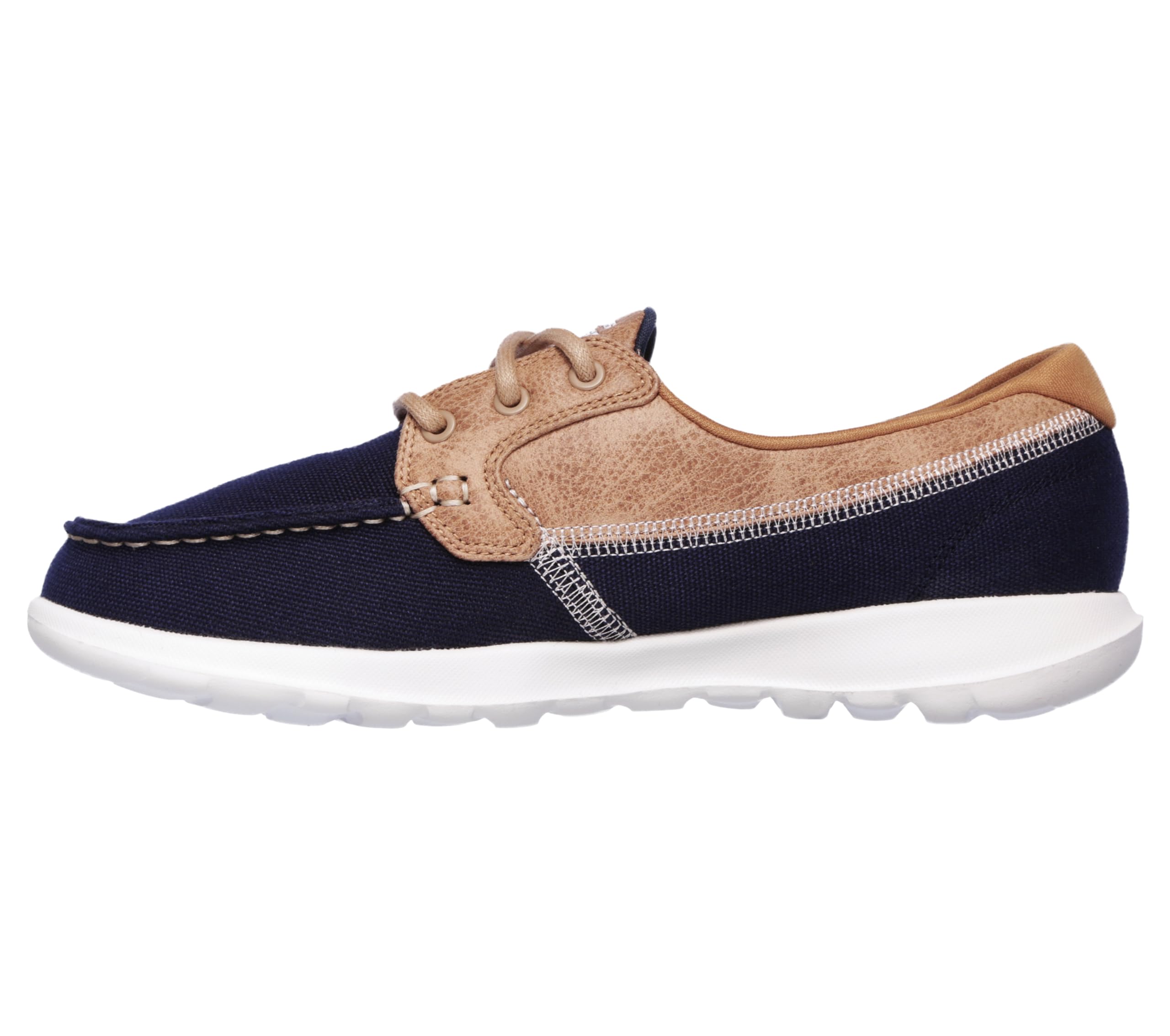 Skechers Women's Go Walk Lite-136070 Comfortable Slip-On Boat Shoes for Walking, Travel & Everyday Wear - Lightweight & Breathable Design