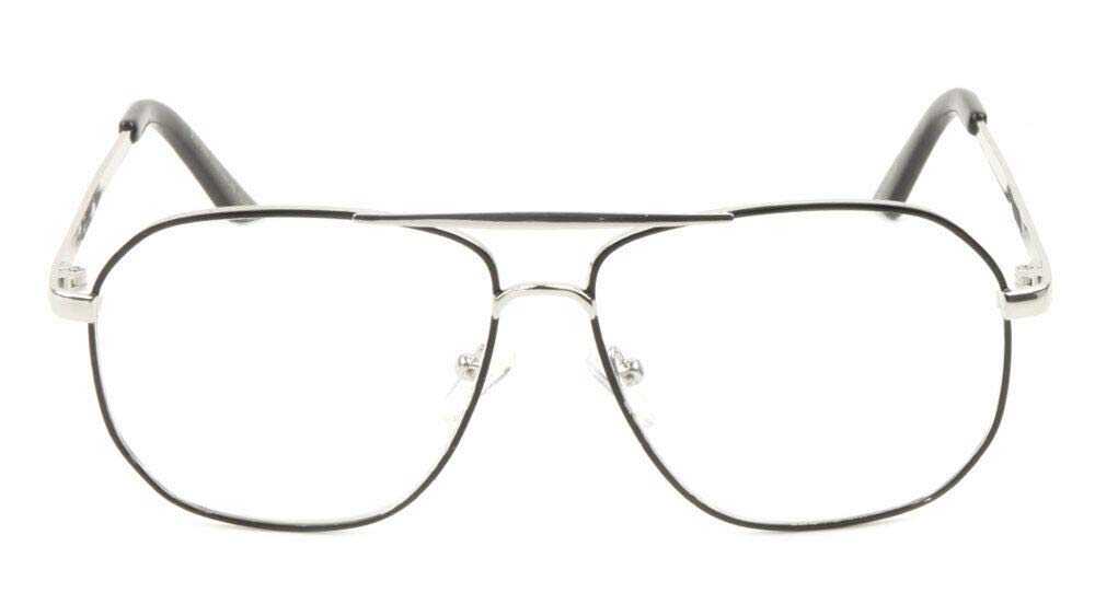 Classic Square Luxury Pilot Aviator Readers Reading Glasses for Men & Women - UV Protection, Lightweight Comfort for Reading, Driving & Outdoor Activities