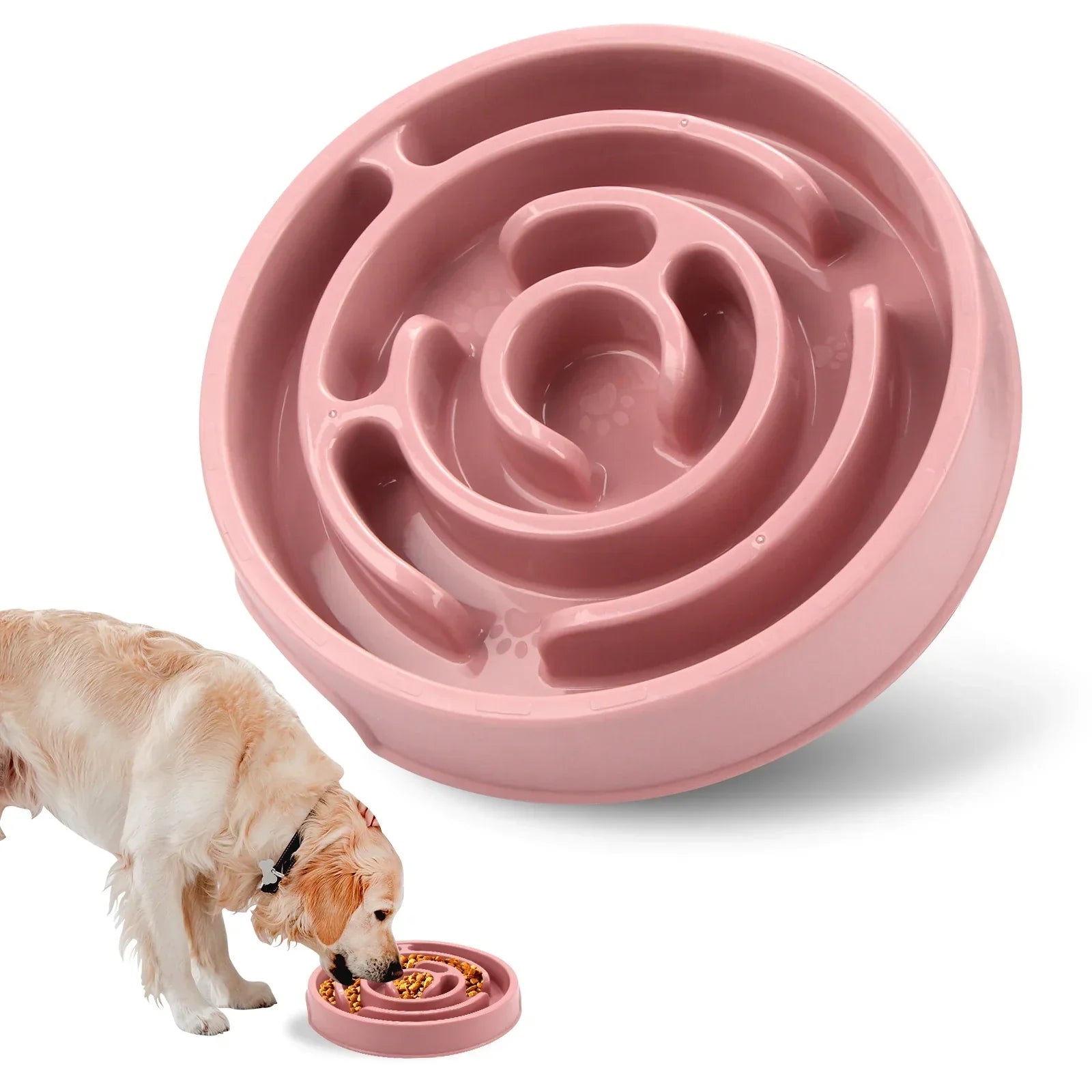 Slow Feeder Dog Bowl – Non-Slip, Anti-Gulping Pet Dish for Small, Medium & Large Dogs – Perfect for Mealtime & Portion Control