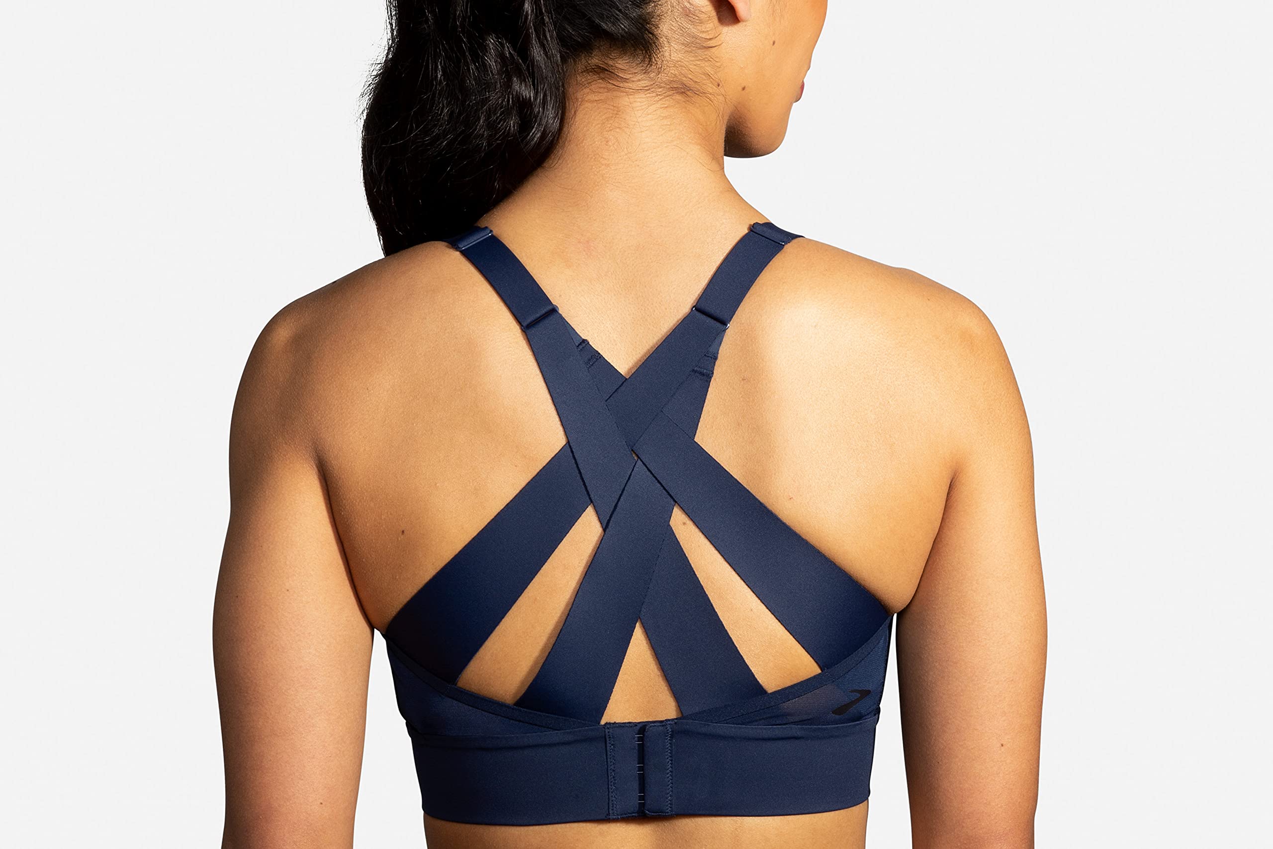 Brooks Women's Interlace High Impact Sports Bra - Maximum Support for Running, Workouts & Intense Training | Perfect for Marathon Training, CrossFit & HIIT Workouts