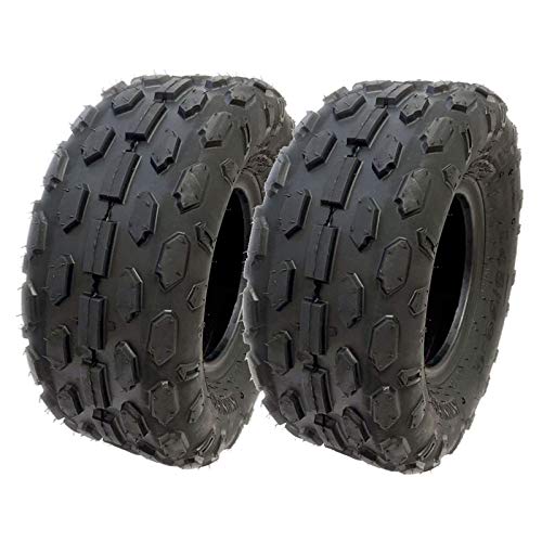 MMG ATV Tubeless Tires Set of 2 - 145/70-6 (14.5x7x6) P72 Front & Rear Off-Road Tires for All-Terrain Vehicles - Perfect for Mud, Sand & Trail Riding