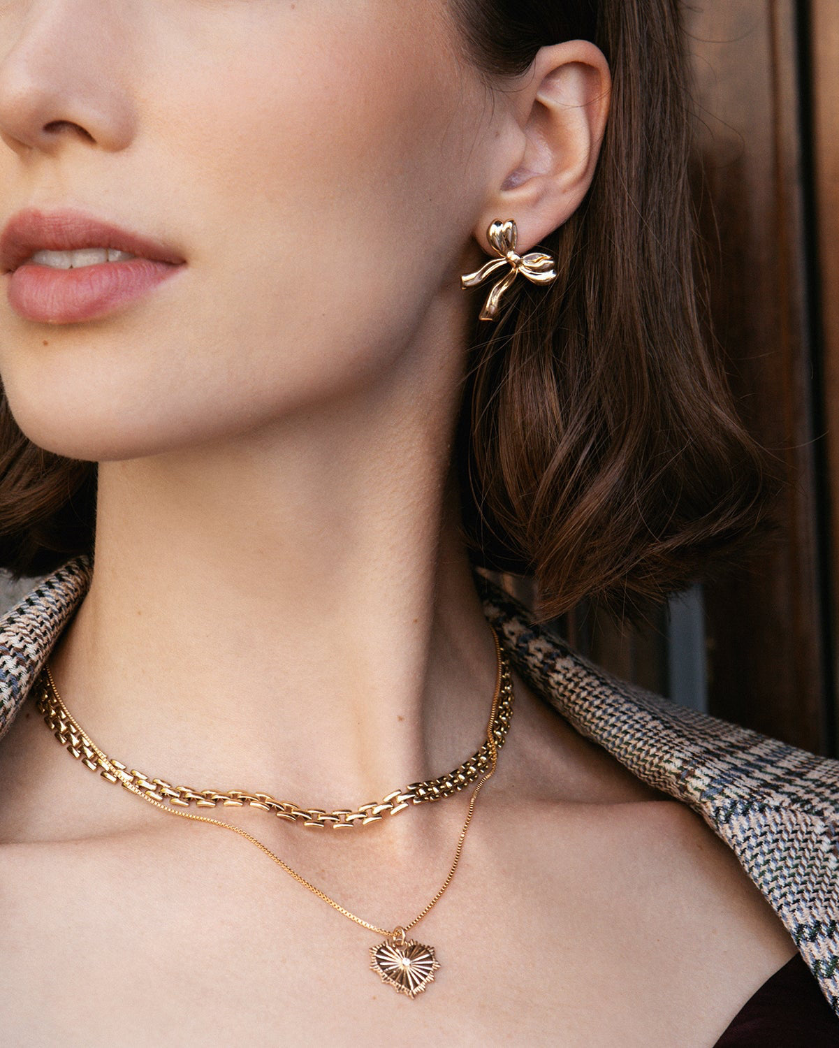 Bow Bold Earrings - Elegant Dangle Drop Earrings for Women, Fashion Jewelry Gift for Her - Perfect for Parties, Weddings & Everyday Wear
