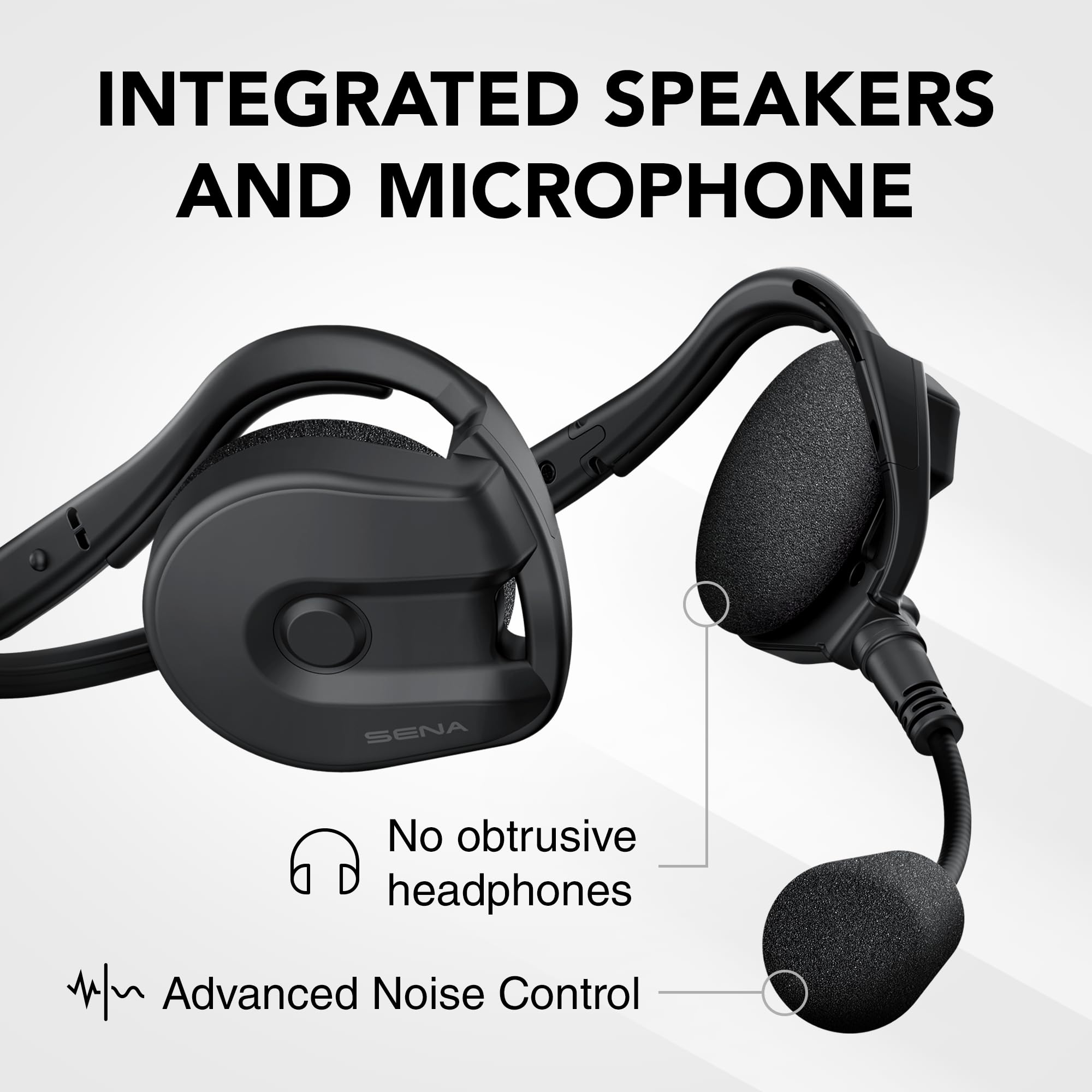 Sena Expand Multi-Sport Bluetooth & Mesh Intercom Headset - Wireless Communication for Hiking, Rock Climbing, Fishing, Hunting | Perfect for Outdoor Adventures & Group Activities