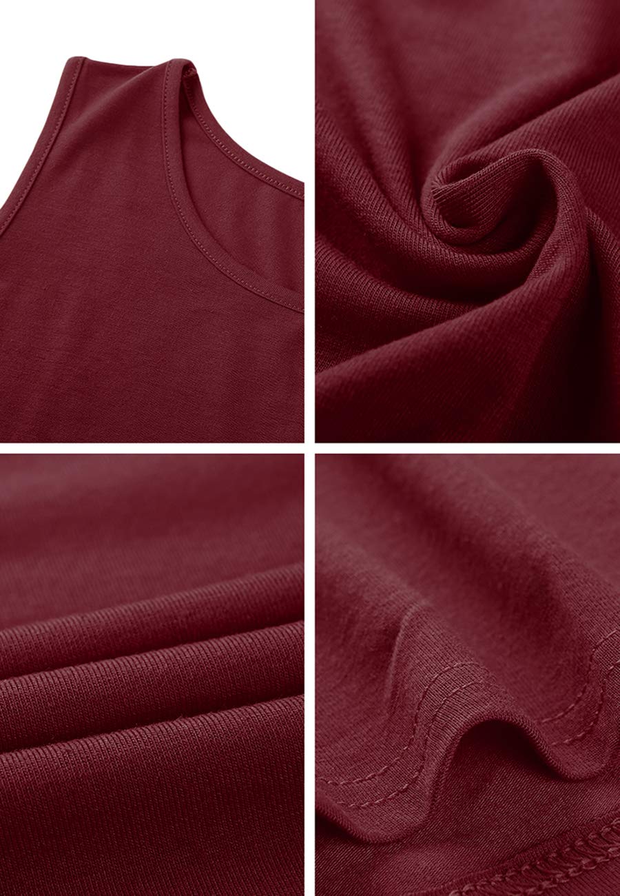 OMZIN Women's Sleeveless Swing Dress - Flared Tank Mini Dress with Pockets | Summer Casual Dress for Beach, Party & Vacation Outfits