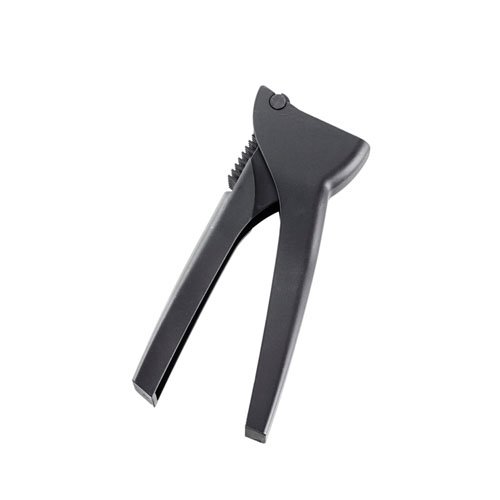 Premium SVEICO Stainless Steel Garlic Press - Heavy Duty, Rust-Proof & Easy Clean - Perfect for Cooking, Baking & Meal Prep - Black