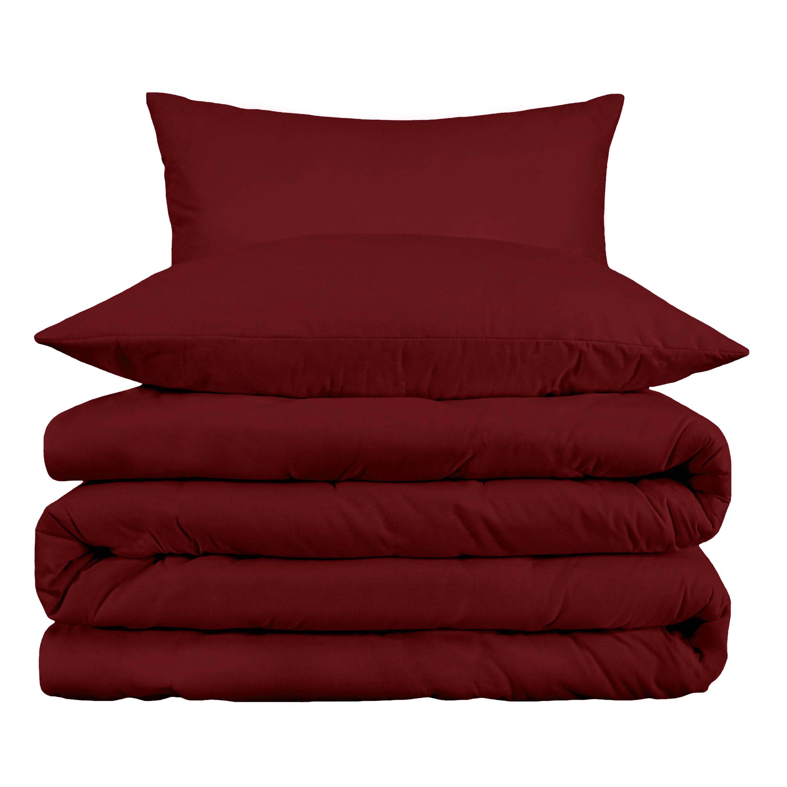 Luxury 800 Thread Count Cotton Blend 3-Piece Duvet Cover Set - Soft & Breathable Bedding for Master Bedroom, Guest Room, or Dorm