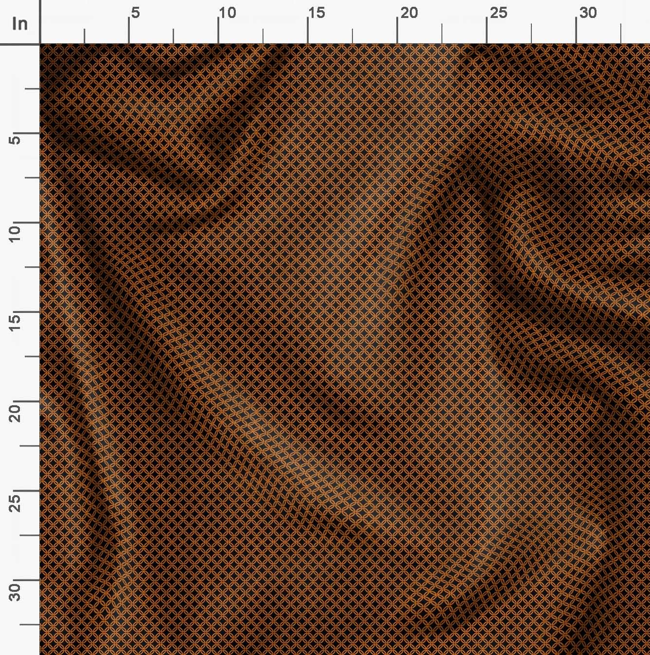 Soimoi Moss Georgette Black Fabric by The Yard - 42 Inch Wide Floral Geometric Printed Fabric for Dresses, Scarves & Home Decor - Botanical Artistic Patterns for DIY Fashion & Craft Projects
