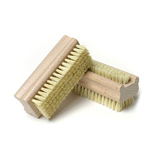 Premium Wooden Nail Scrub Brush - Natural Fingernail & Toenail Cleaner for Pedicure & Manicure | Gentle Exfoliating Nail Cleaning Tool for Women & Men | Perfect for Home Spa, Salon & Travel Use