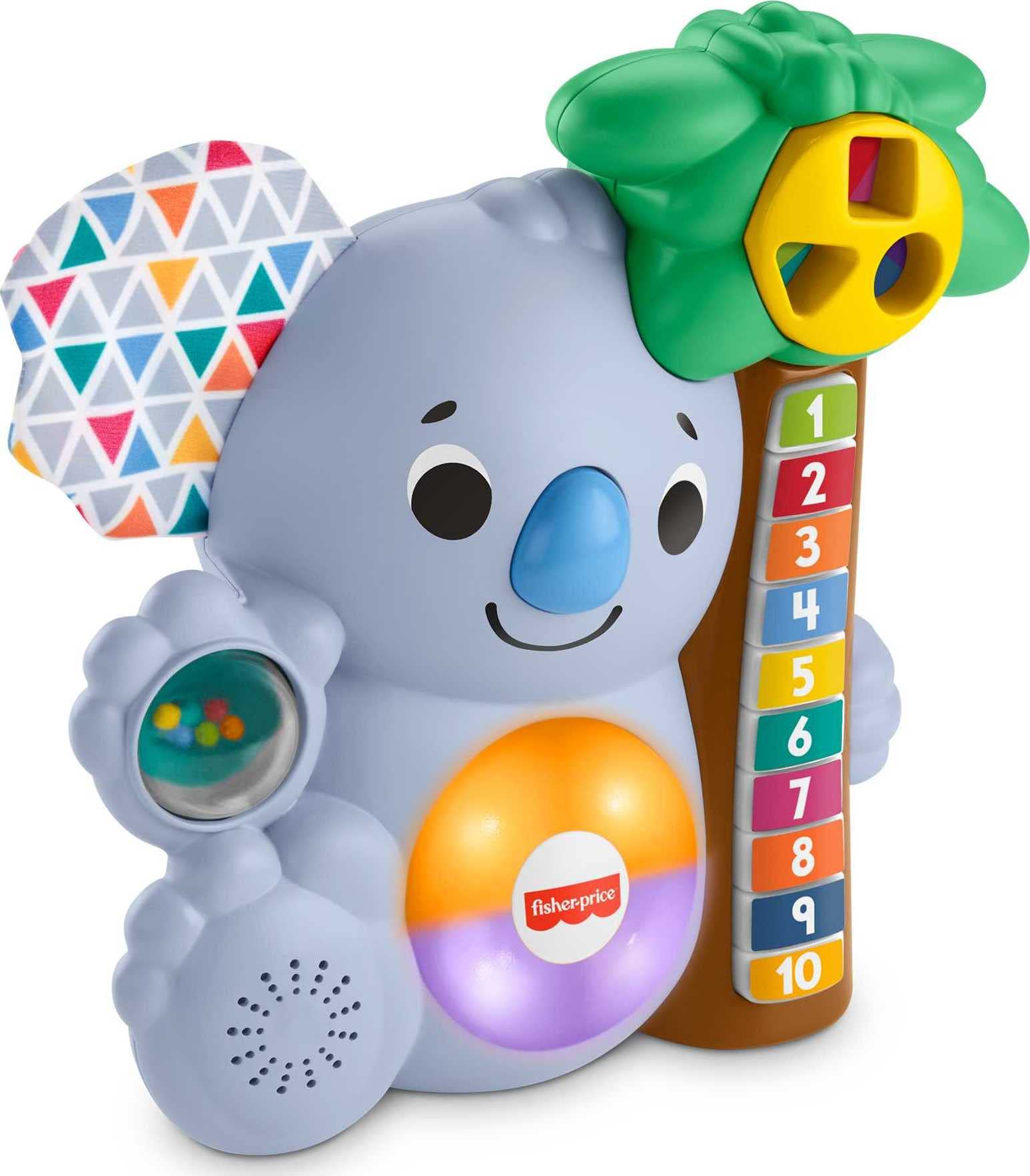 Fisher-Price Linkimals Counting Koala - Interactive Baby Learning Toy with Lights & Music for Infants 9+ Months | STEM Educational Gift for Toddlers | Compatible with Linkimals Collection | Perfect for Playtime & Early Childhood Development