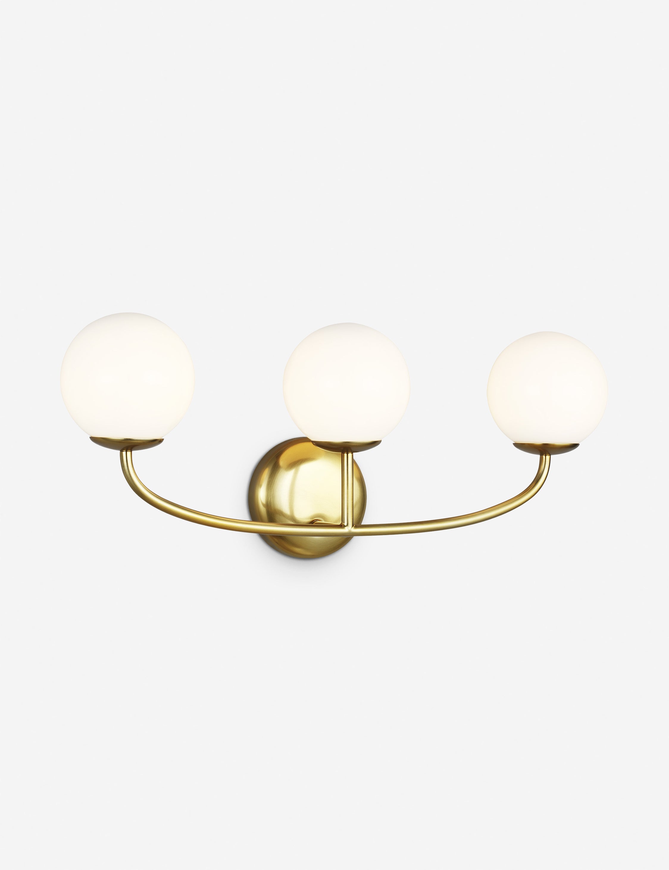 AERIN Galassia Vanity Light - Modern Bathroom Wall Sconce with Crystal Accents for Makeup & Dressing Room Lighting