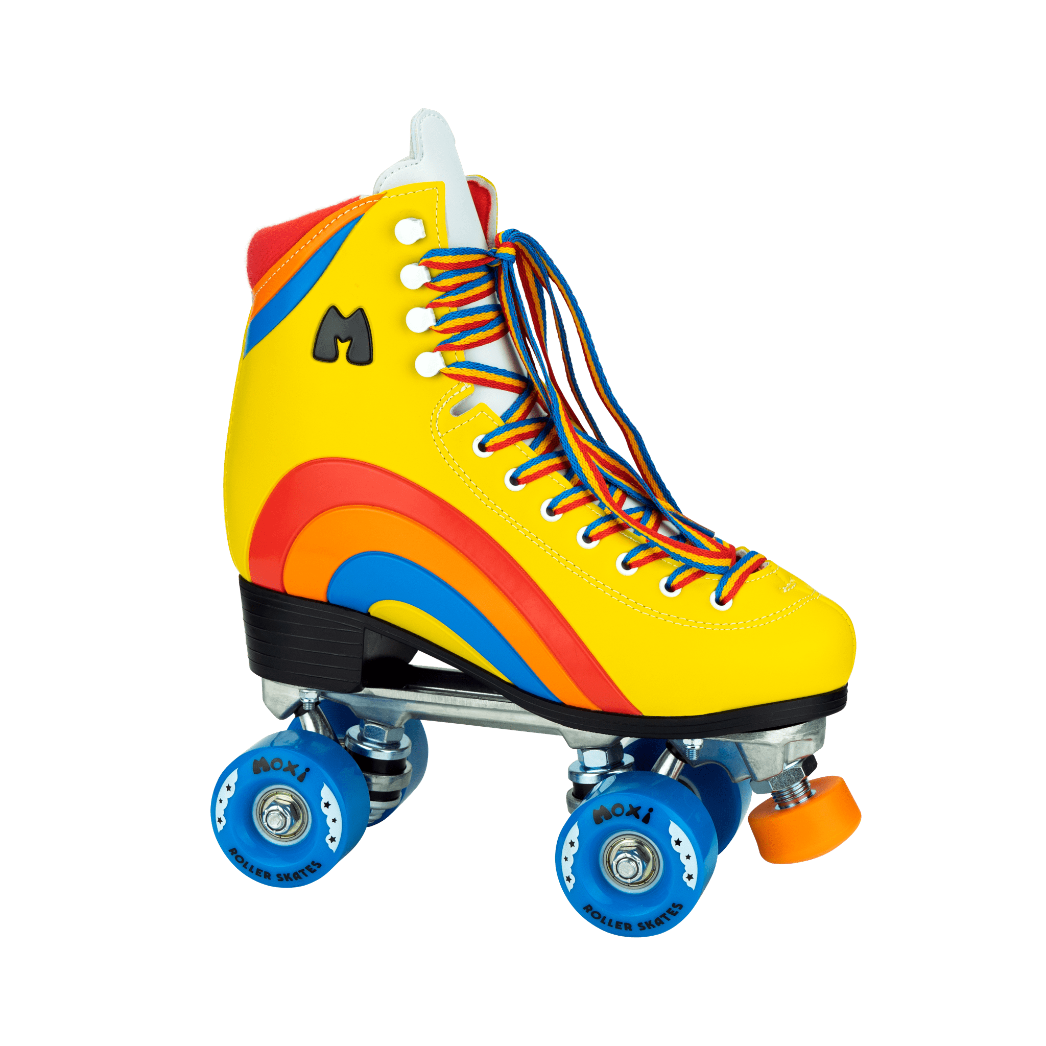 Moxi Rainbow Rider Roller Skates for Women - Sunshine Yellow Outdoor & Indoor Roller Skates for Beginners, Fitness & Fun - Perfect for Park, Rink & Street Skating
