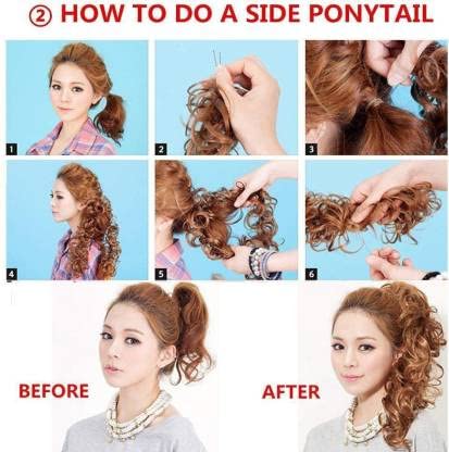 Stylish Silky Long Synthetic Hair Frill for Women & Girls - Pack of 1 | Perfect for Cosplay, Costume Parties & Fashion Accessories