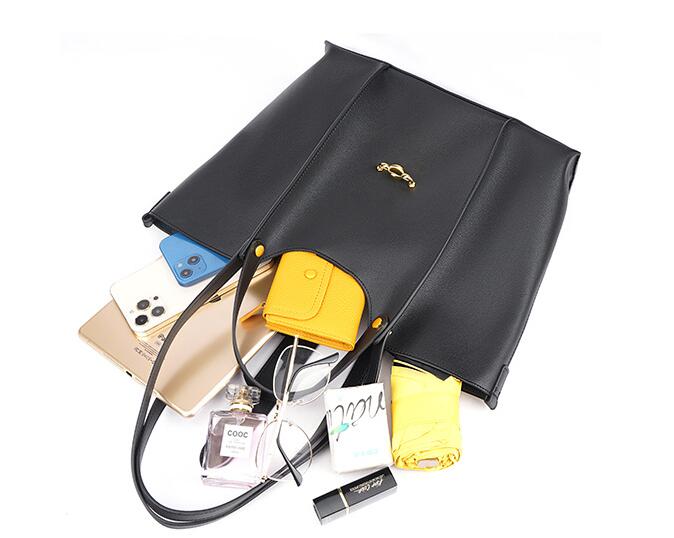 Stylish Women's Leather Tote Handbag - Premium Genuine Leather Work Bag for Office, Travel & Everyday Use