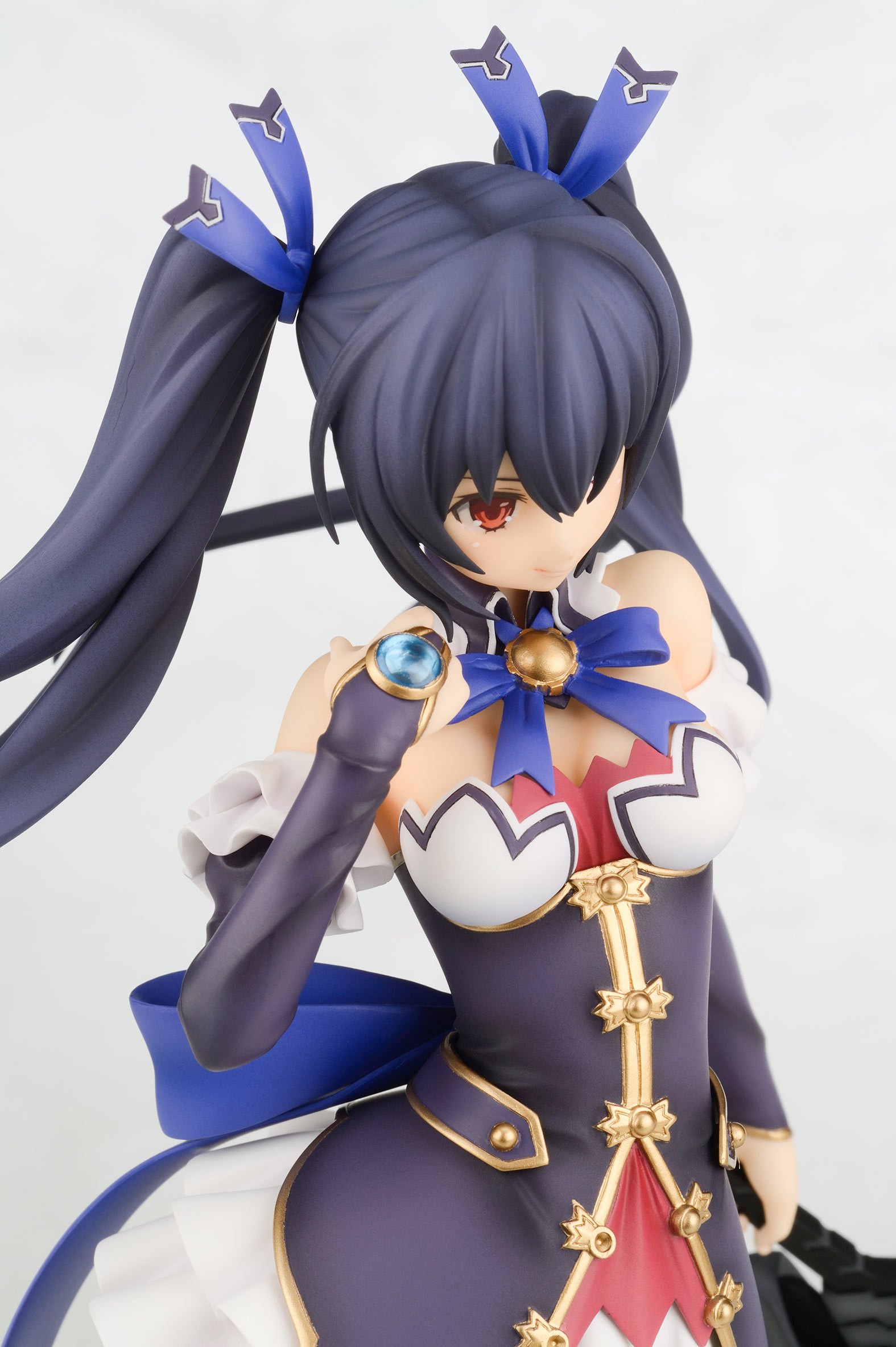 Hyperdimension Neptunia Noir Broccoli PVC Anime Figure 1/8 Scale - Perfect for Anime Collectors & Gaming Room Decor