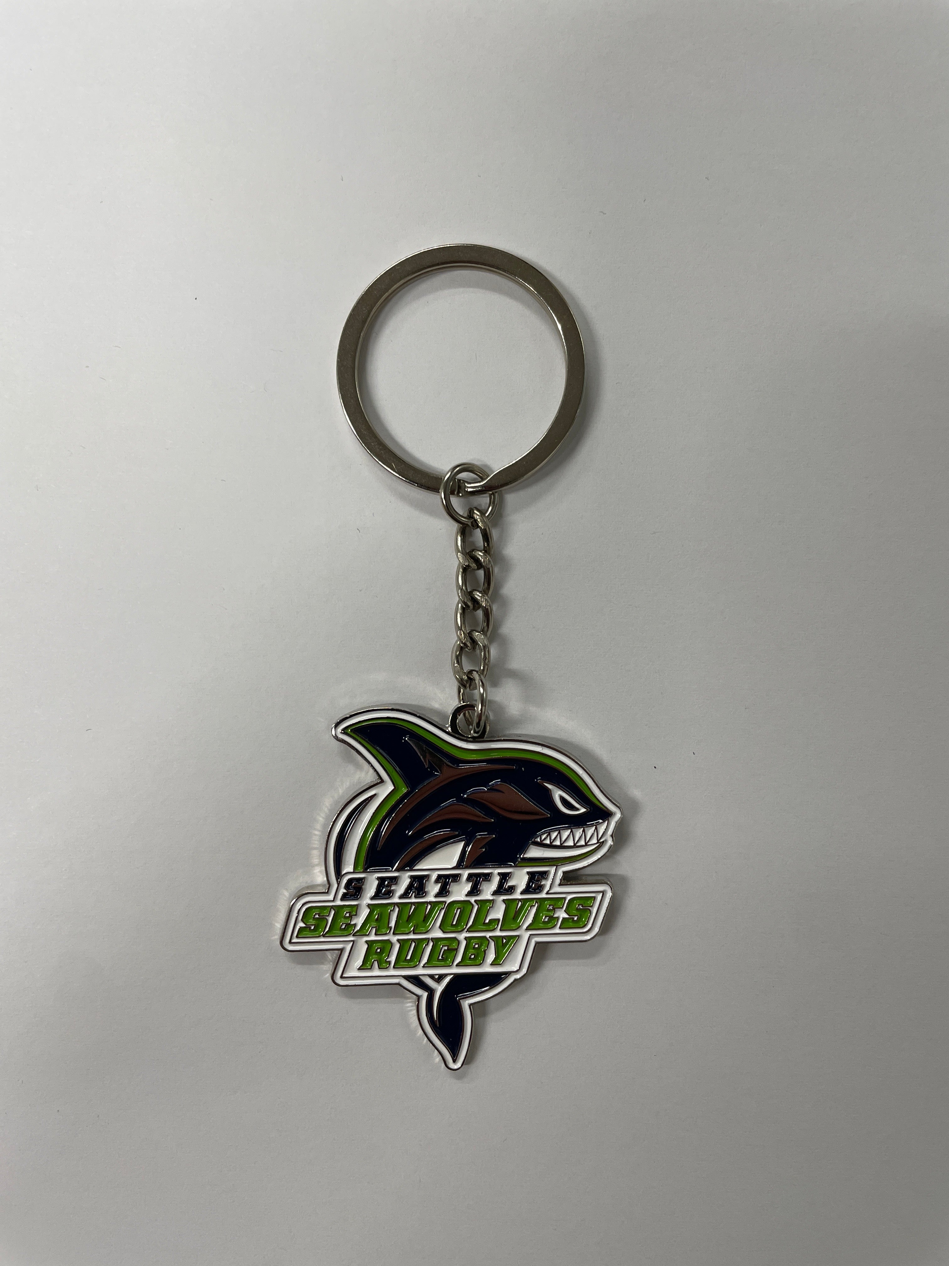 Seattle Seawolves Rugby Keychain - Premium Metal Key Ring for Rugby Fans - Perfect for Keys, Bags & Sports Gear Accessories