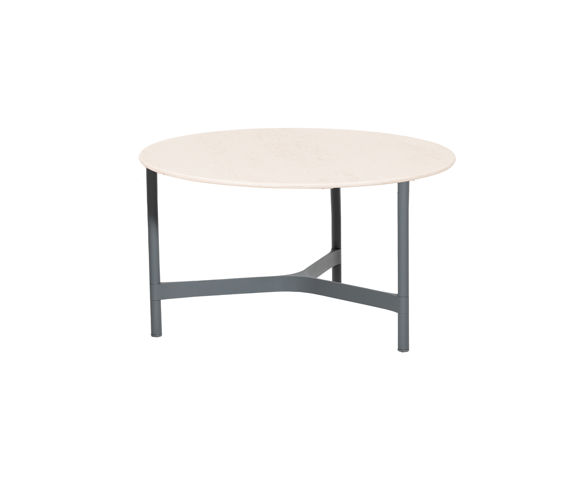 Modern Twist Coffee Table - Medium Size Round End Table for Living Room, Bedroom & Office - Stylish & Functional Home Decor Furniture