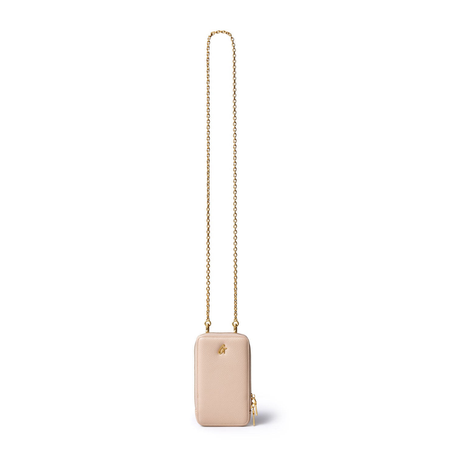 Pebble Phone Crossbody Bag in Nude - Stylish & Compact for Everyday Use, Travel, and Shopping