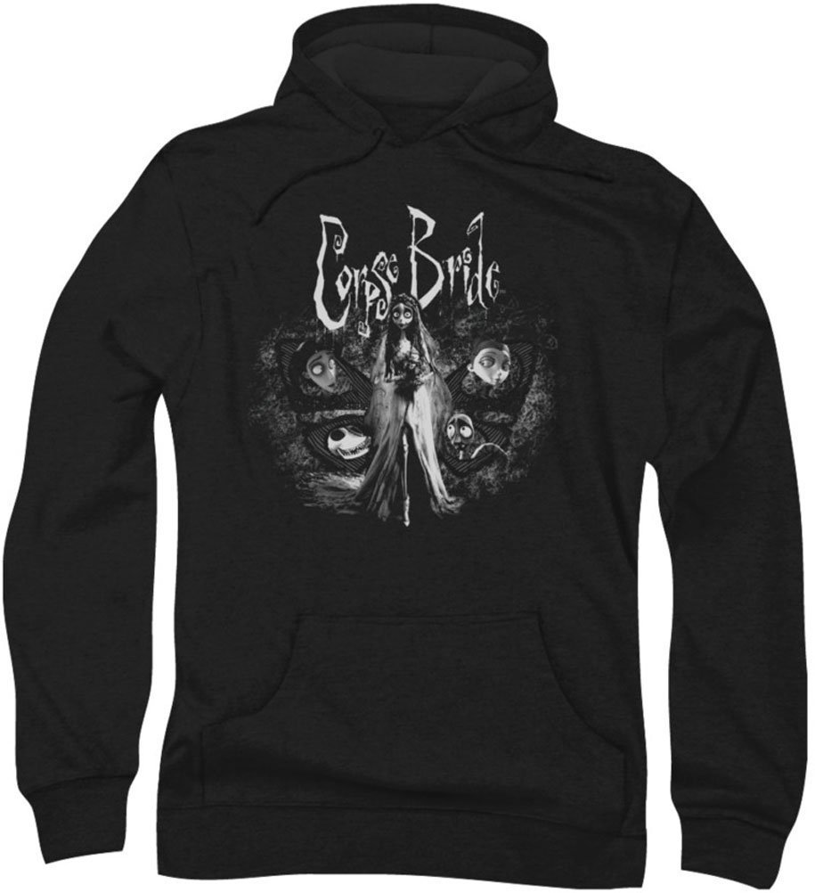 Corpse Bride - Men's Bride to Be Hoodie | Gothic Wedding Apparel for Halloween, Cosplay & Alternative Fashion