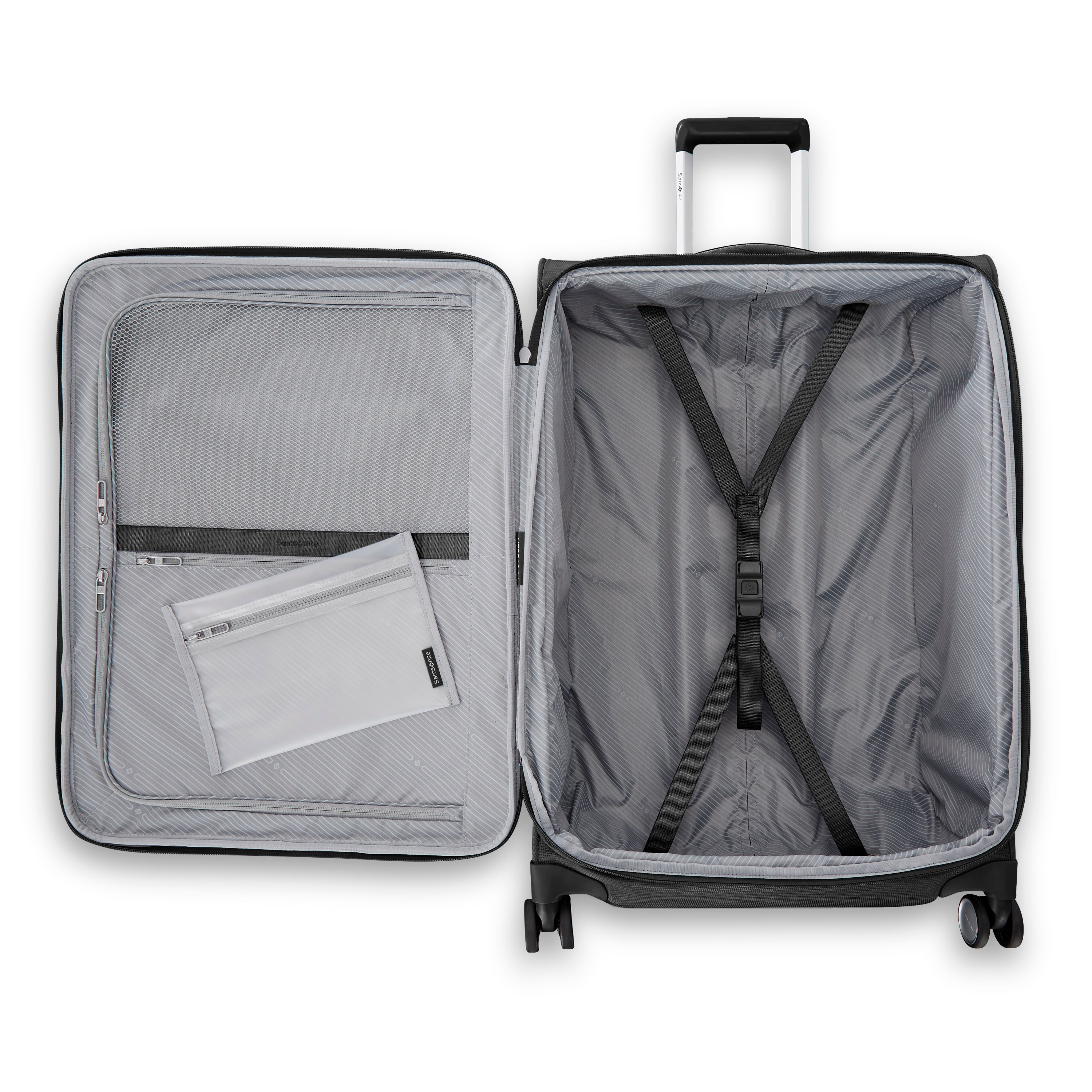 Samsonite Uplift Spinner 3-Piece Expandable Luggage Set with TSA Lock - Lightweight Hardside Suitcases for International Travel & Business Trips