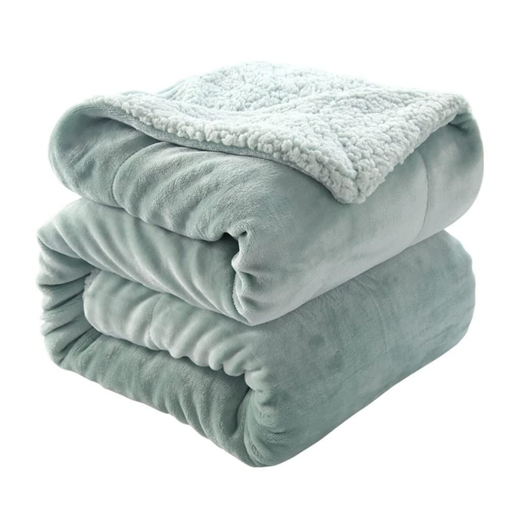Soft & Warm Double-Sided Coral Fleece Receiving Blankets - Thick Plush Blanket for Winter, Couch & Bed - Cozy Lightweight Blanket for Bedroom, Air-Conditioned Rooms, Fall & Winter Use - Perfect for Snuggling, Lounging & Baby Swaddling