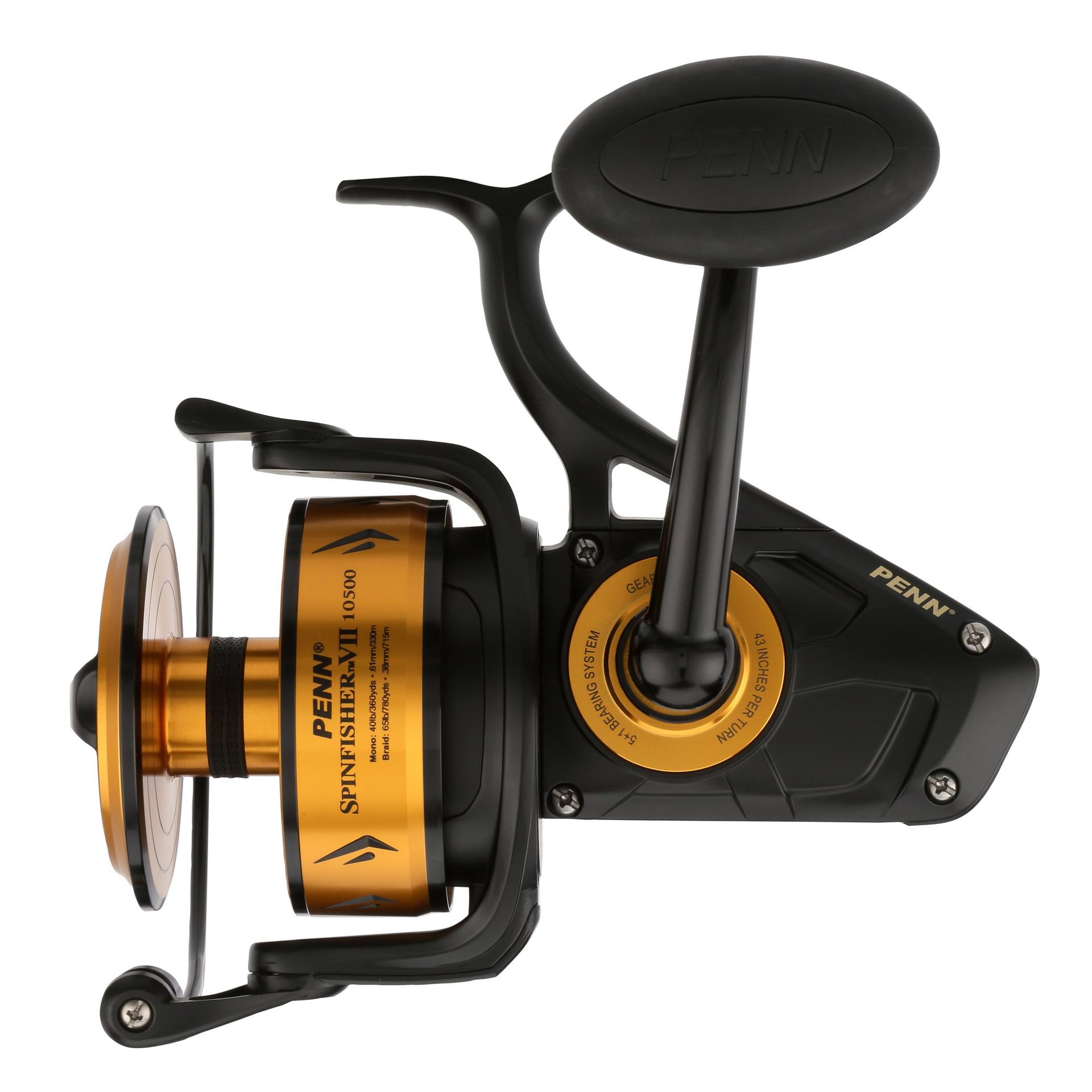 Penn Spinfisher VII Spinning Fishing Reel - Saltwater & Freshwater Resistant, Smooth Drag System - Perfect for Surf Fishing, Pier Fishing & Offshore Angling