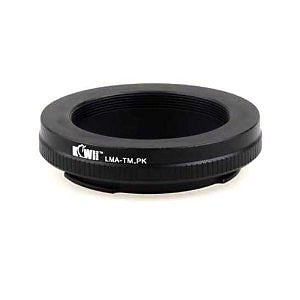 Kiwifotos T Mount to Pentax K Mount Adapter - Camera Lens Converter for Astrophotography & Vintage Lenses (Perfect for Telescopes, Microscopes & DSLR Photography)