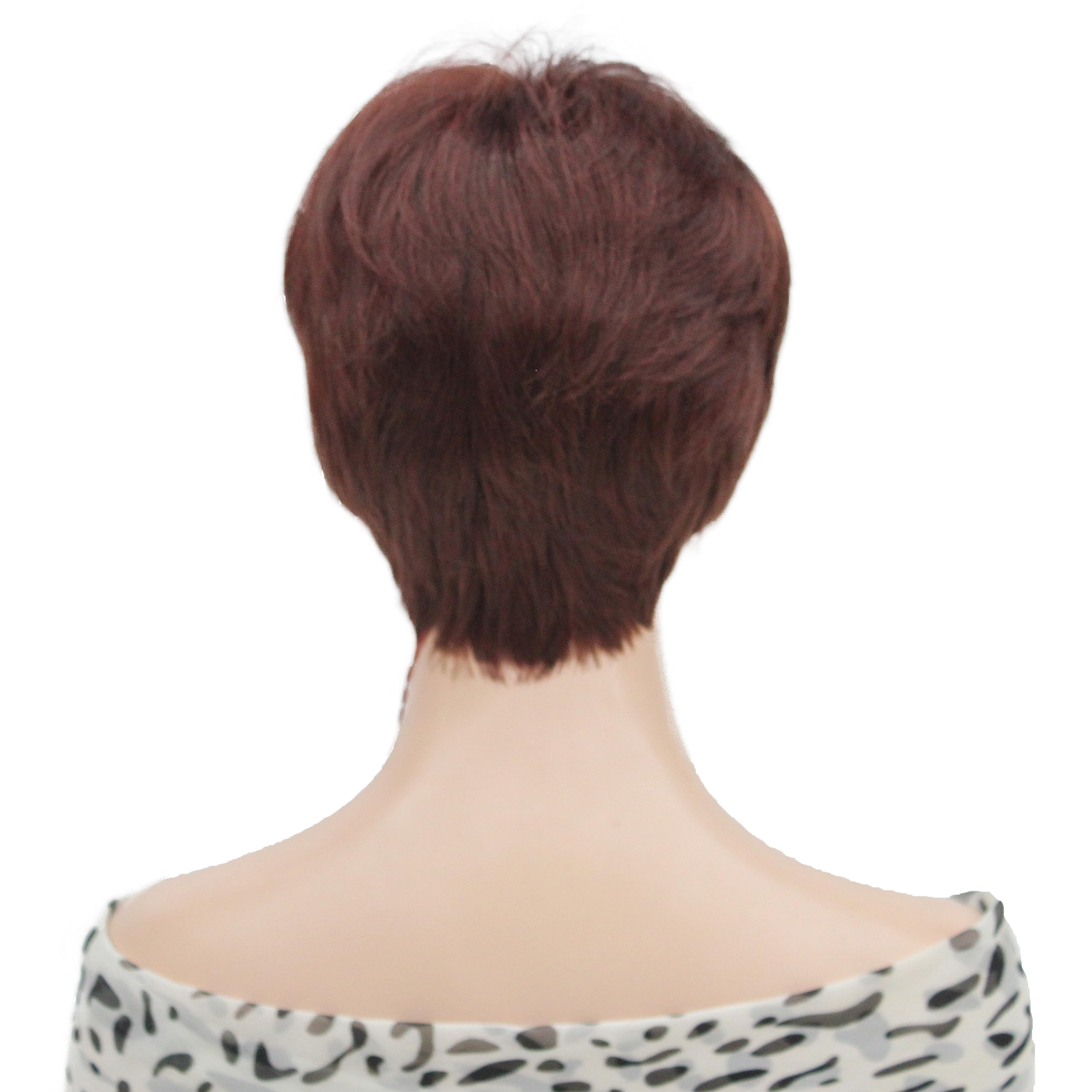 Heat Resistant Short Layered Synthetic Wig for Women - Perfect for Cosplay, Daily Wear & Styling