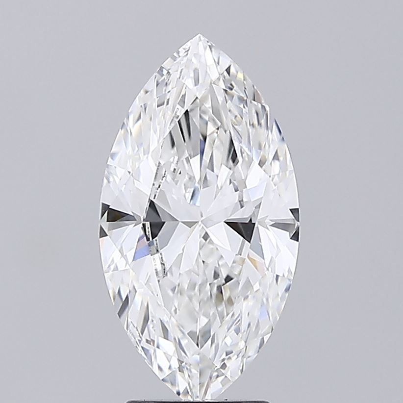 3.19 Carat E VVS2 Marquise Lab-Grown Diamond - Elegant Engagement Ring & Wedding Jewelry for Women