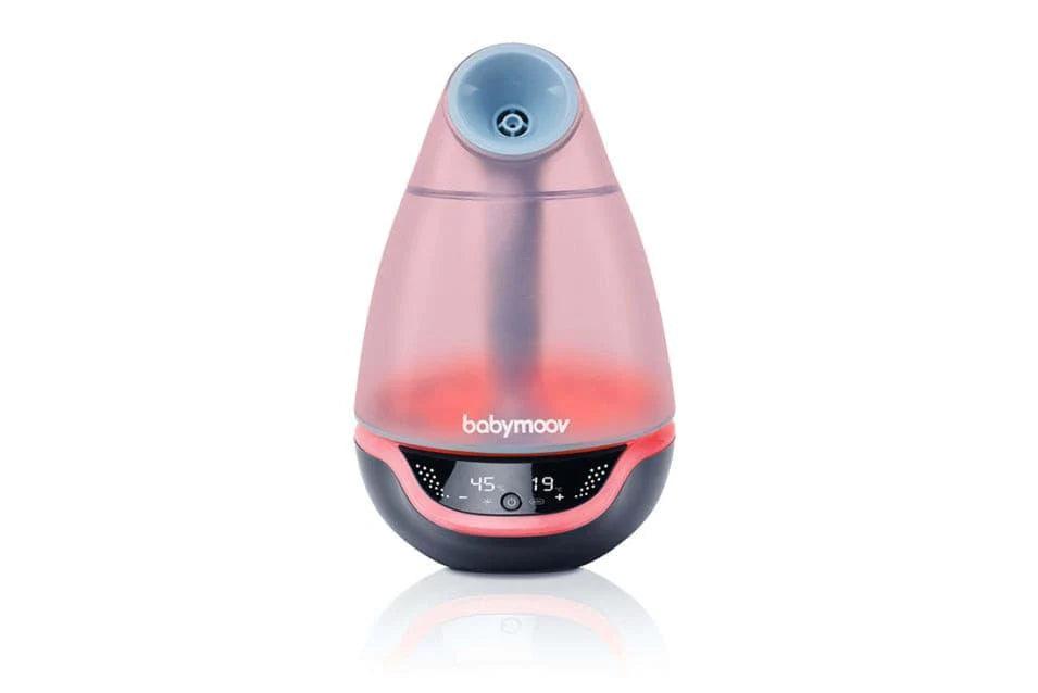 Babymoov 3-in-1 Digital Baby Hygrometer & Humidifier - Accurate Room Temperature and Humidity Monitor with Night Light for Nursery, Bedroom, and Kids Room