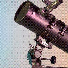 Explore One Aurora II 114mm AZ Mount Telescope - Flat Black | Slow Motion Control for Stargazing & Astronomy Beginners | Perfect for Backyard Viewing & Night Sky Observation