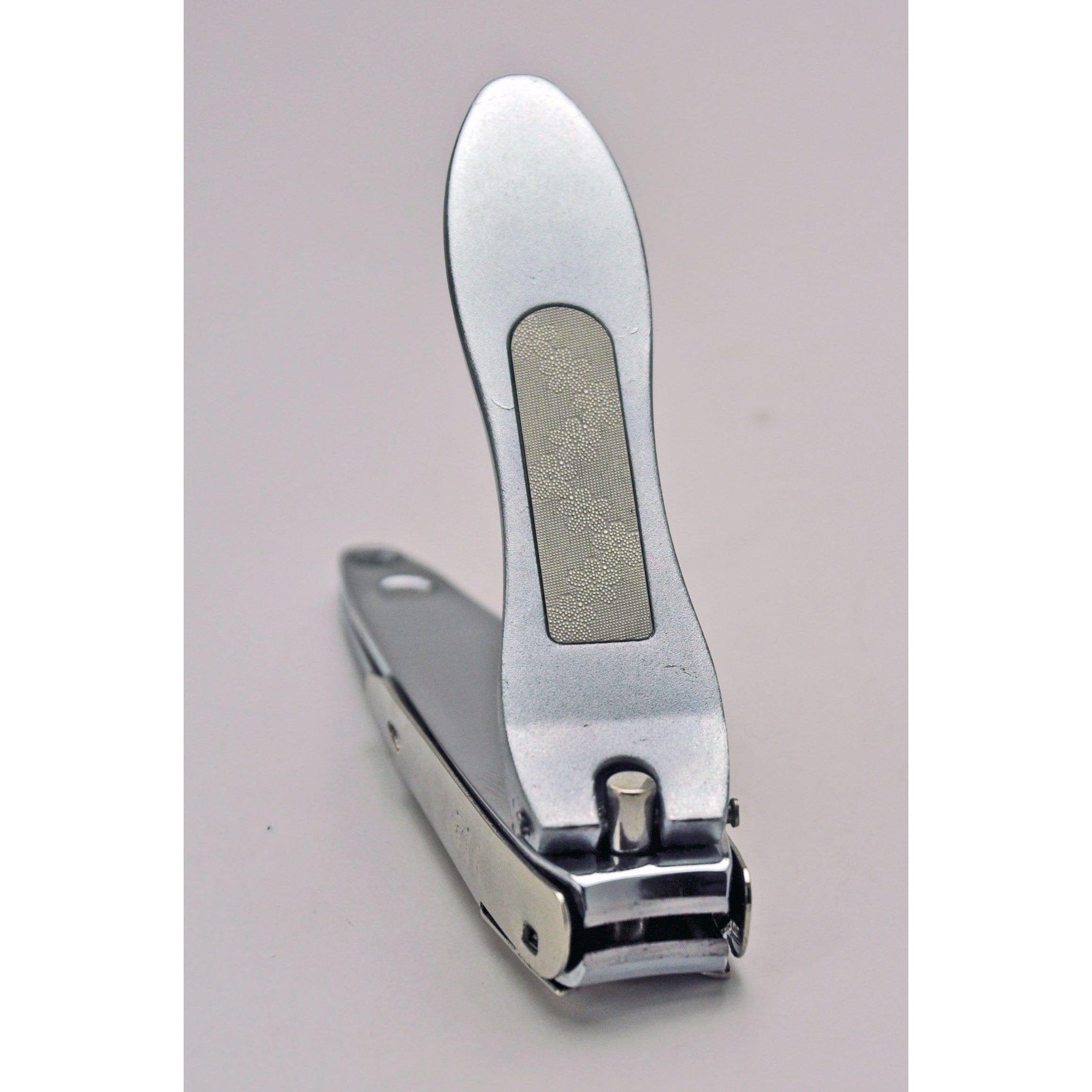 Premium Japanese Carbon Steel Nail Clipper - Professional NCSK 8001 Model for Men & Women - Sharp Stainless Steel Toenail & Fingernail Trimmer with Nail File - Perfect for Travel, Home, Salon & Grooming Kits