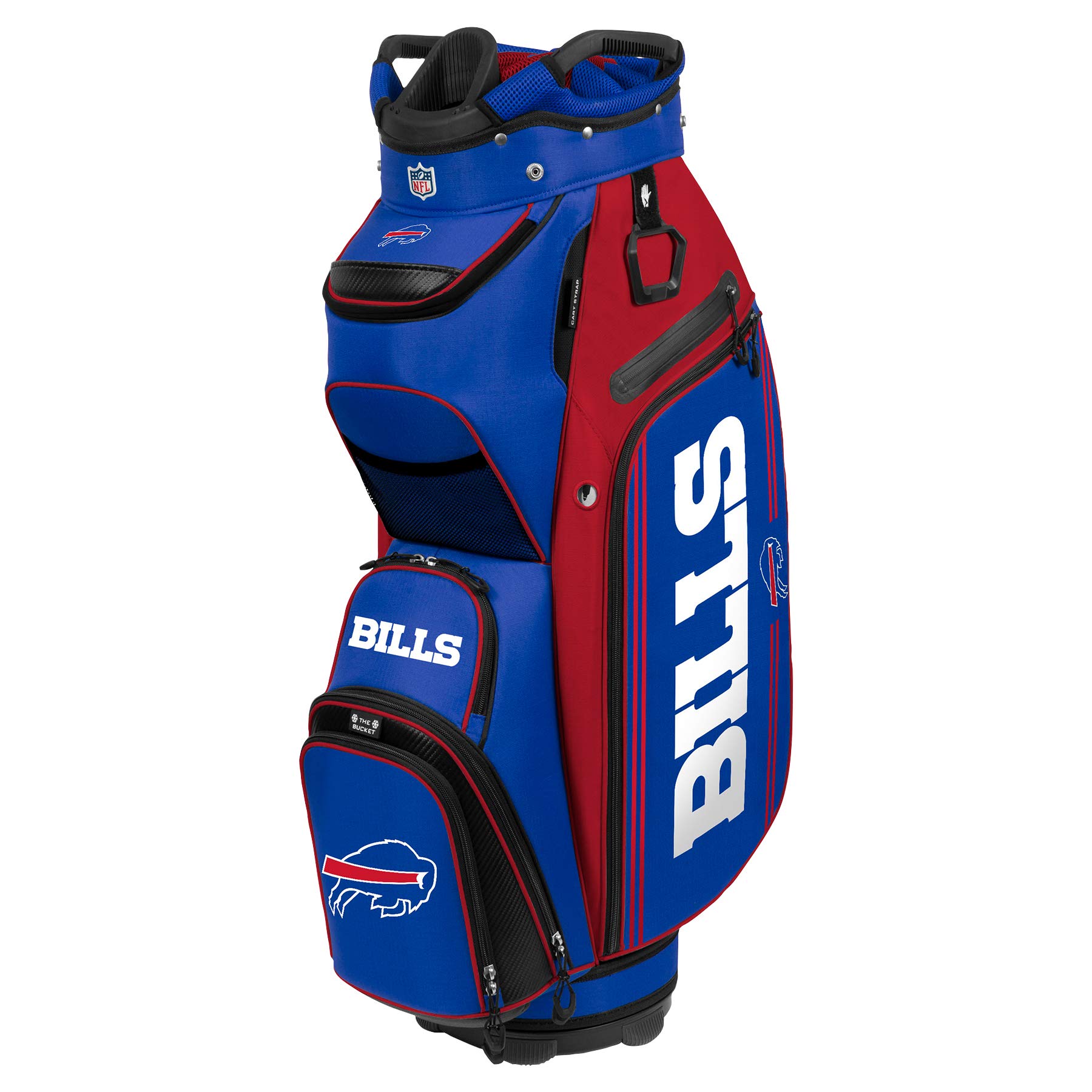 Team Effort NFL The Bucket III Cooler Cart Golf Bag - Portable Insulated Cooler for Tailgating, Camping & Outdoor Sports - Perfect for Football Games, Beach Trips & Picnics