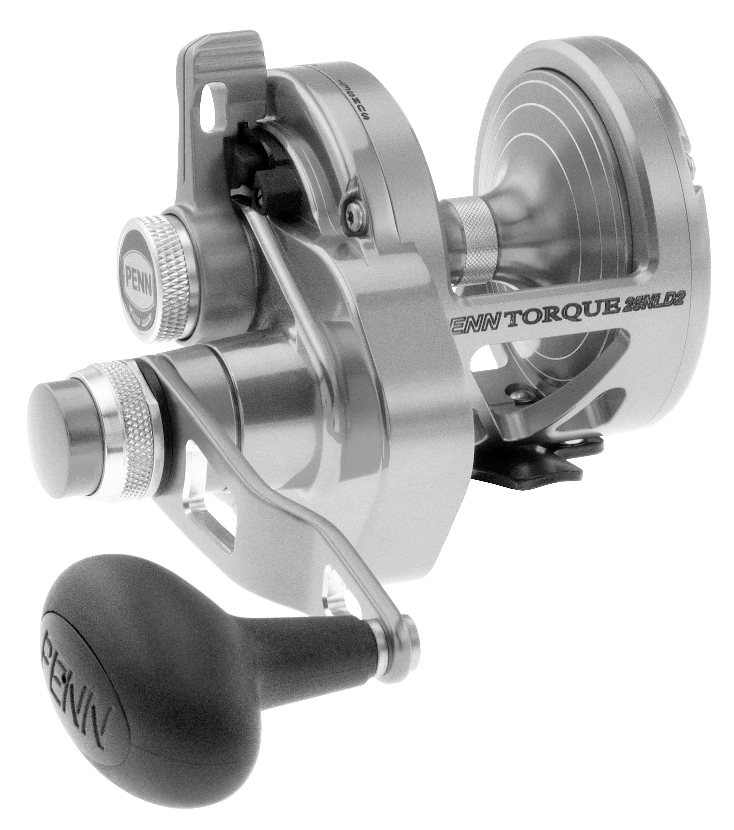 Penn Torque 2 Speed Lever Drag Fishing Reel - Saltwater & Freshwater Fishing Gear for Offshore, Inshore, and Sportfishing Adventures