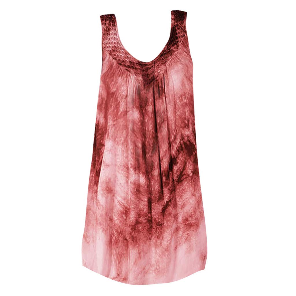 Plus Size Women's Sleeveless V-Neck Button Front Blouse - Flowy Lace Cami Top for Casual Wear & Summer Outfits | Office, Date Night & Beach Cover-Up