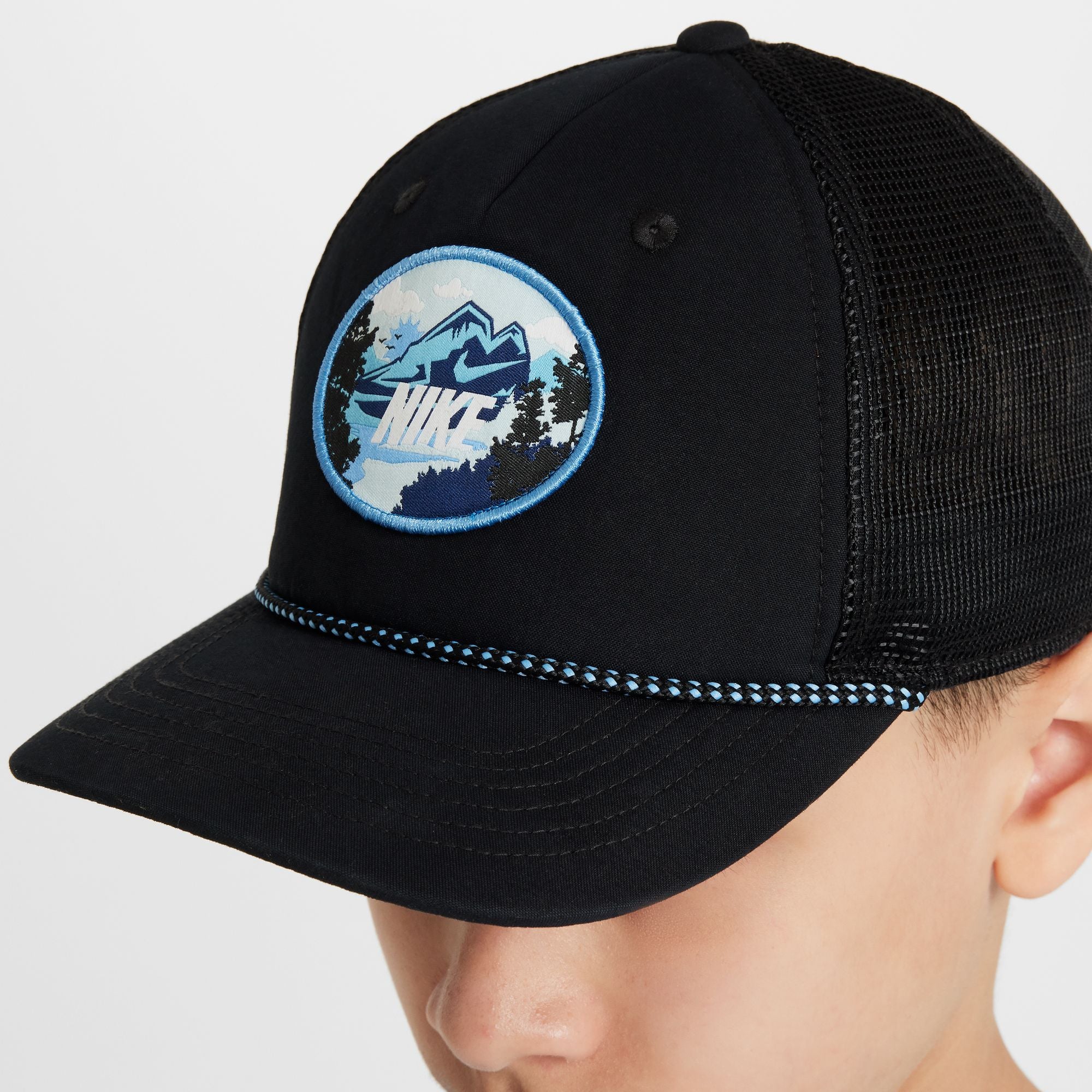 Nike Youth Rise Trek Hat for Boys and Girls - Adjustable Sun Protection Cap for Outdoor Sports, Hiking, and Casual Wear