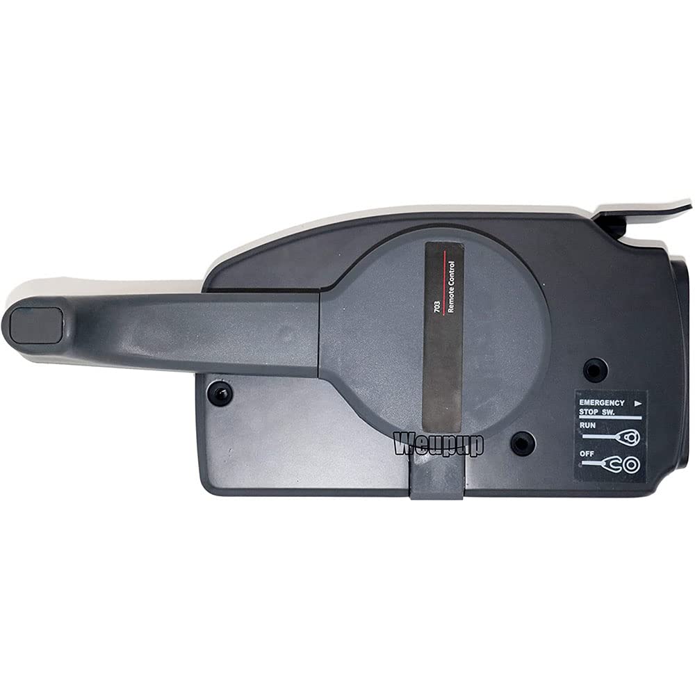 Yamaha Boat Motor Outboard Engine Remote Control Box Assembly 703-48272-12 - 10 Pin Pull to Open with 16.4ft Cable - Perfect for Marine Boating & Fishing Accessories