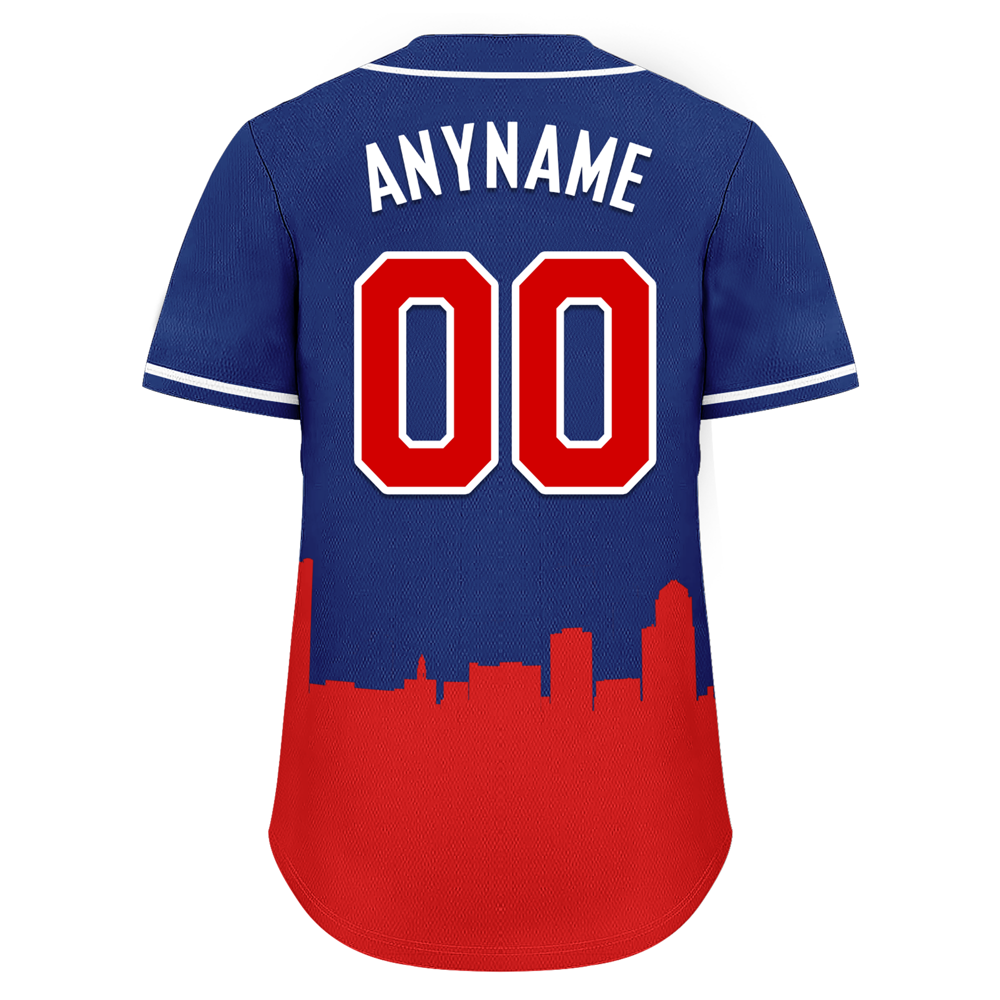 Custom Blue & Red City Edition Personalized Authentic Baseball Jersey - High-Quality Stitched MLB-Inspired Jersey for Fans & Players | Perfect for Games, Gifts & Collectibles