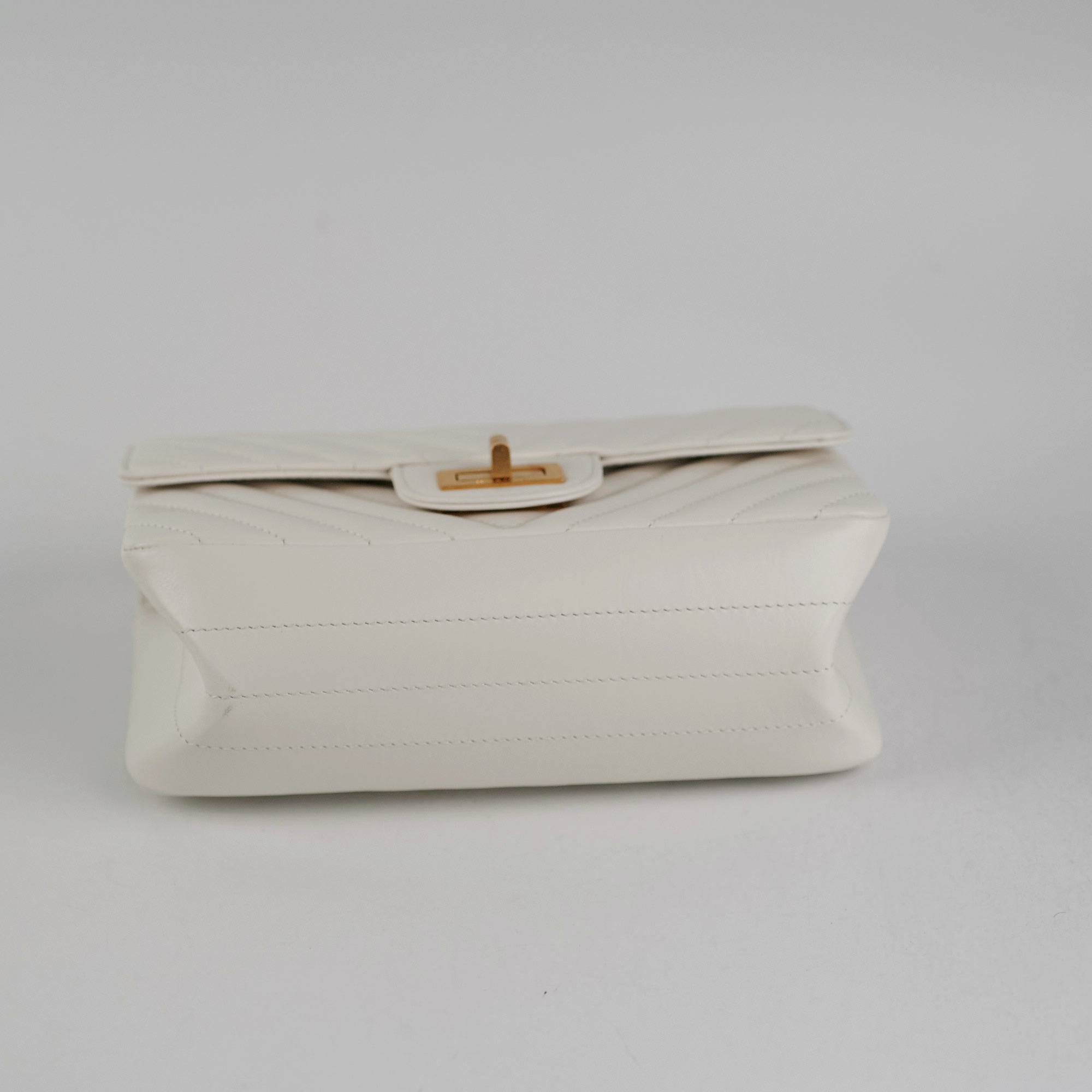 Chanel Chevron Reissue Mini Bag in White - Luxury Crossbody Bag for Women, Perfect for Parties, Dates & Everyday Use