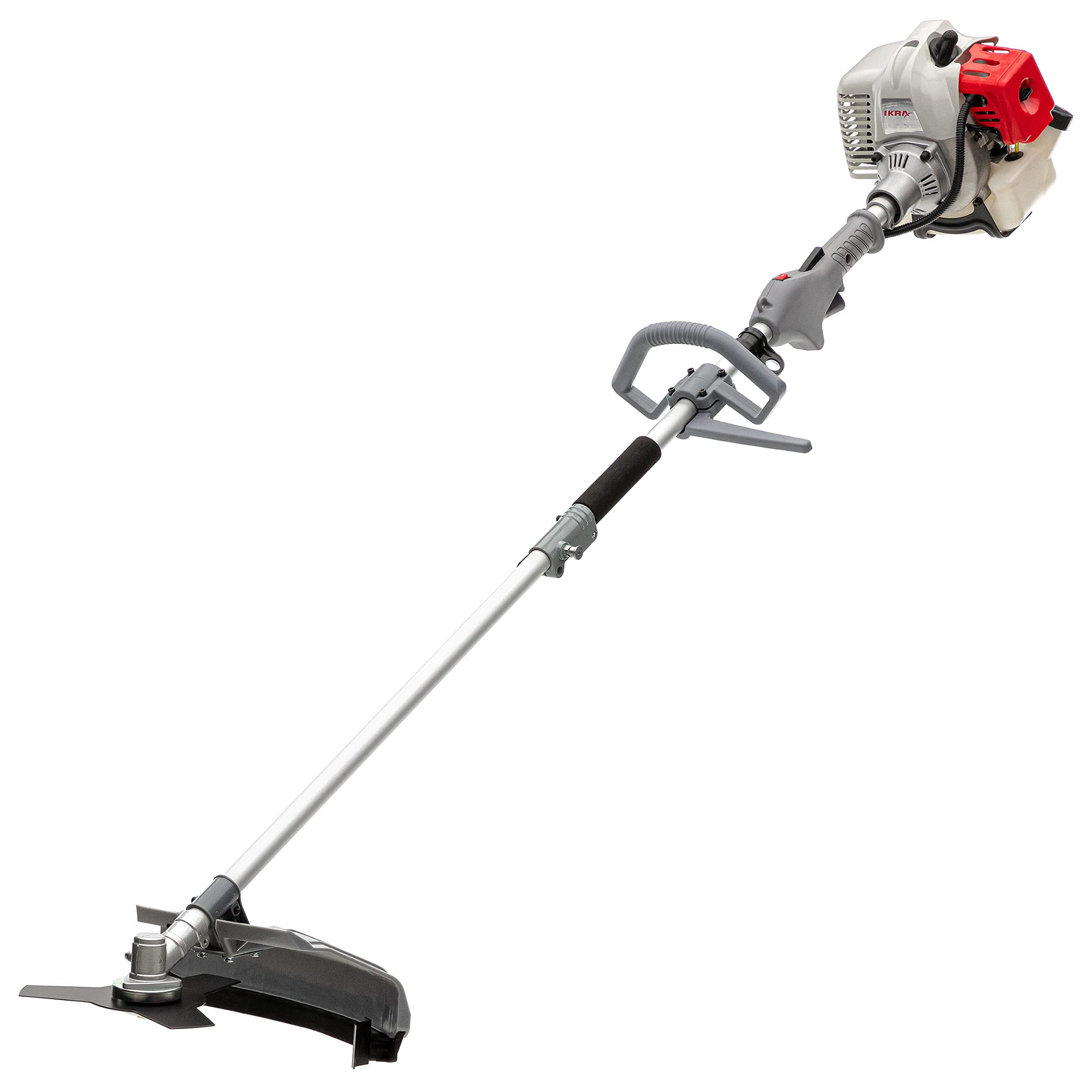 IKRA IBKH 33 Gas-Powered 4-in-1 Garden Tool Set - String Trimmer, Hedge Trimmer, Brush Cutter & Pole Saw with Extension - Perfect for Lawn Care, Yard Maintenance & Landscaping