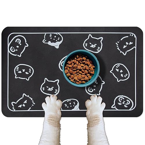 Black & Multiple cat heads Logo