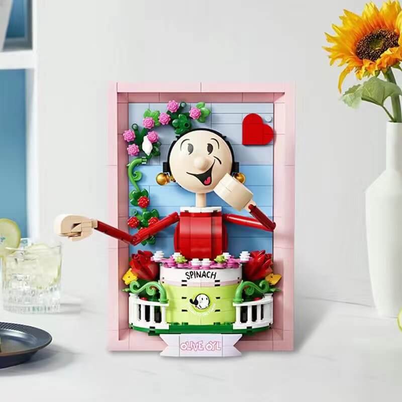 Pantasy Popeye 3D Painting Kit - DIY Model Building Set for Adults & Kids - Creative Home Decor & Gift Idea for Collectors