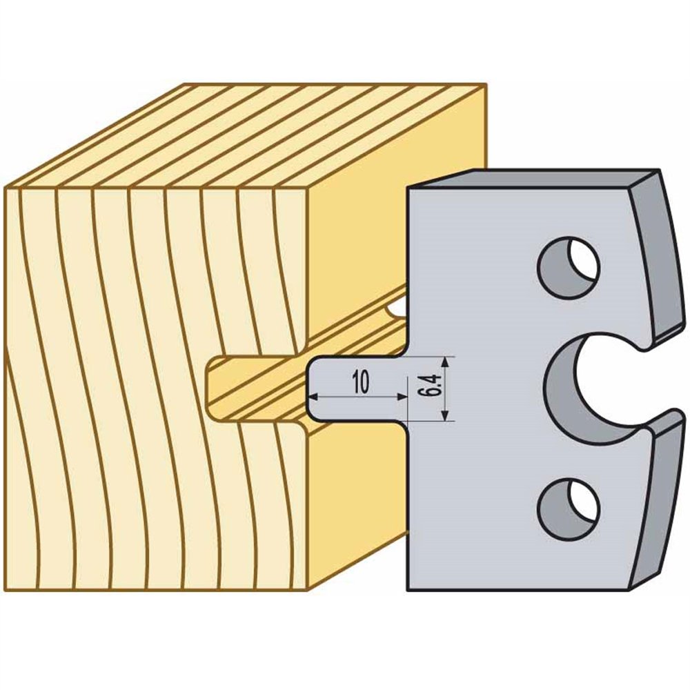 40Mm HSS Vertical Profile Knives (Pair) - High-Speed Steel Woodworking Router Bits for Precision Cutting - Perfect for Cabinetry, Molding & DIY Projects