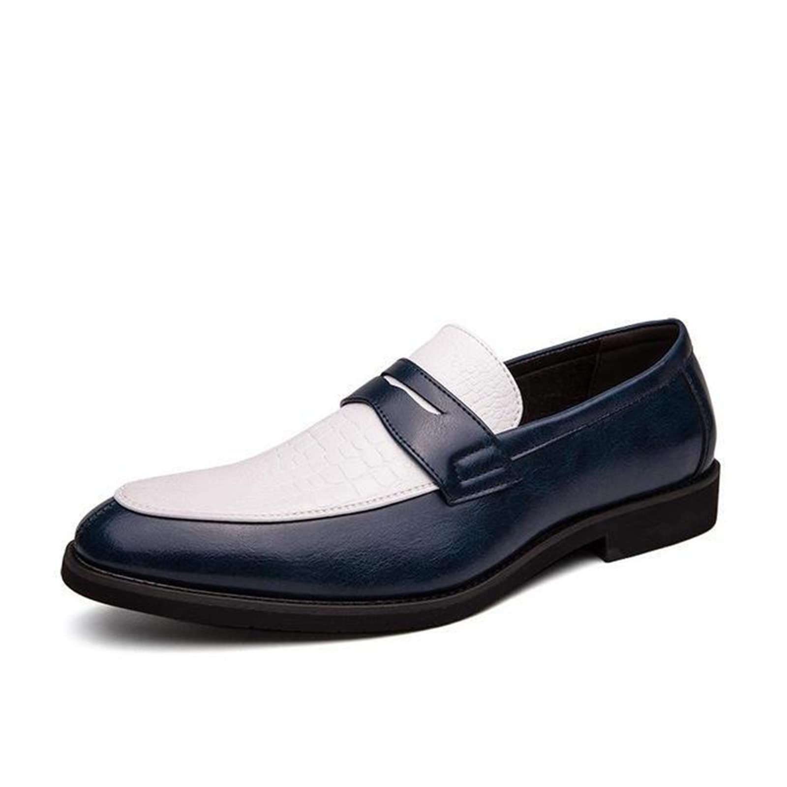 Premium Men's Oxford Dress Shoes - Genuine PU Leather Formal Business Shoes for Wedding & Office - Pointed Toe Loafers (Sizes 38-48) - Perfect for Corporate Events, Business Meetings & Special Occasions