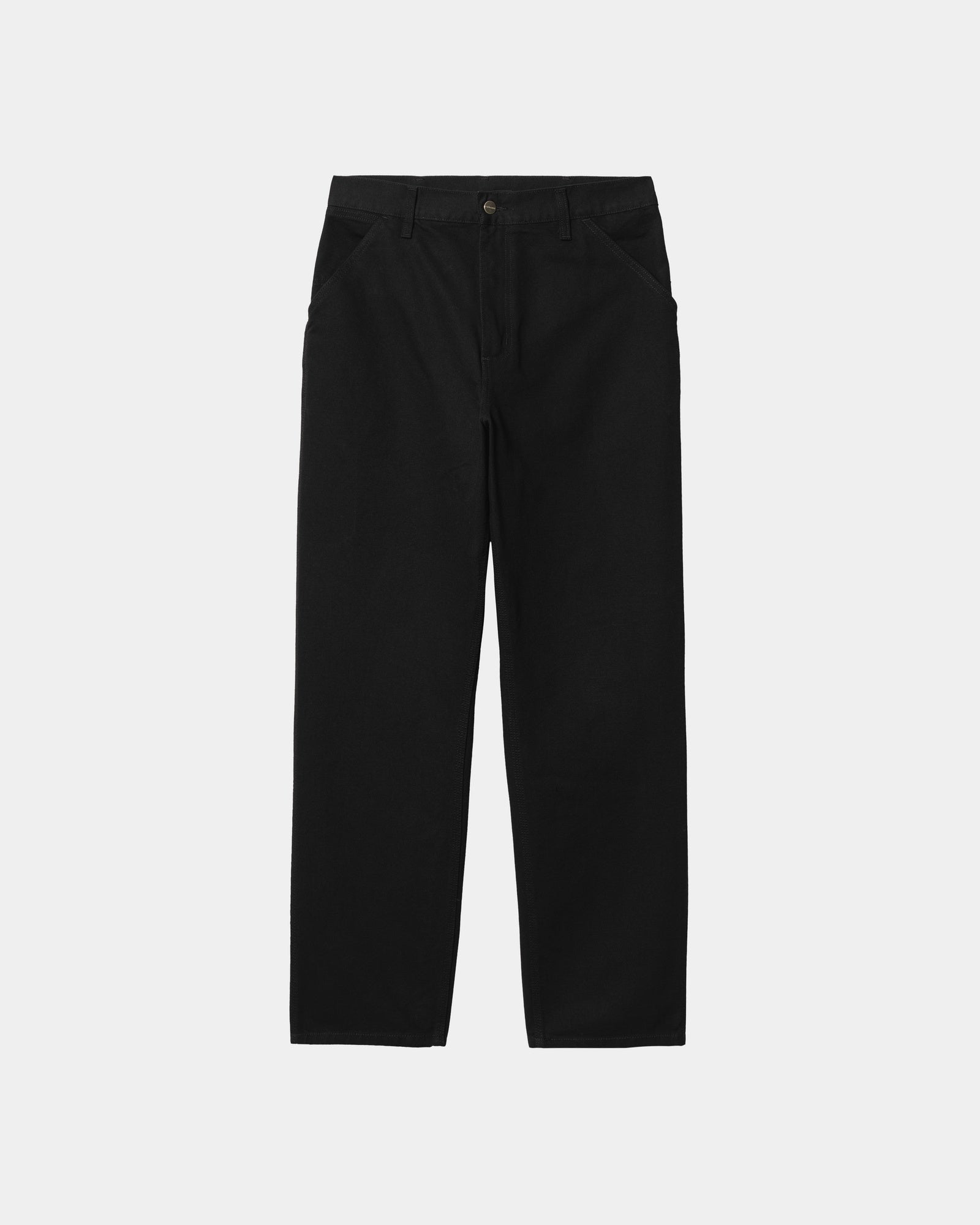 Dearborn Canvas Simple Pants for Men & Women - Comfortable Black Casual Trousers for Everyday Wear, Office & Outdoor Activities