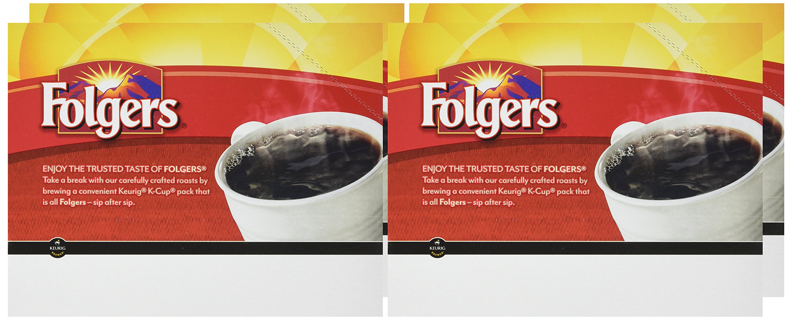 Folgers Gourmet Selections Black Silk Coffee K-Cups, Pack of 96 - Premium Dark Roast Coffee Pods for Keurig Brewers | Perfect for Office, Home & Morning Coffee Routine