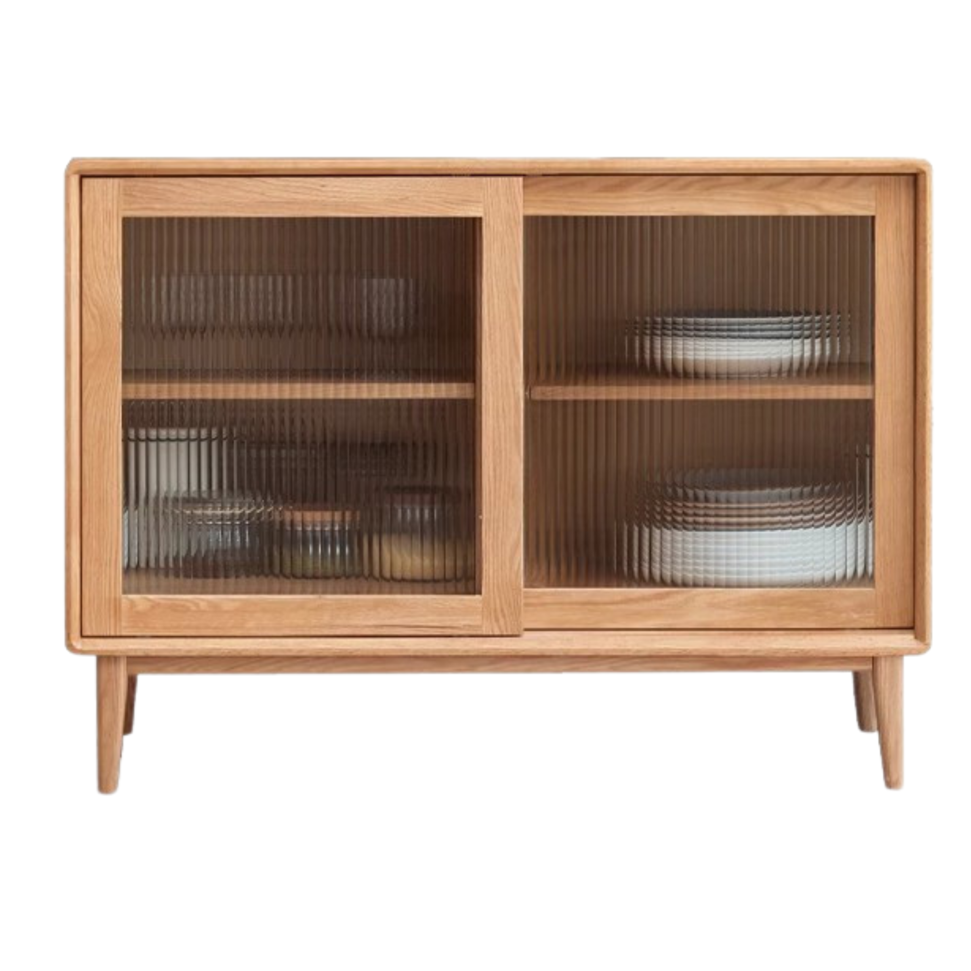 43.3x15.8x31.9 inch / 110x40x81сm / Natural wood color / sideboard
