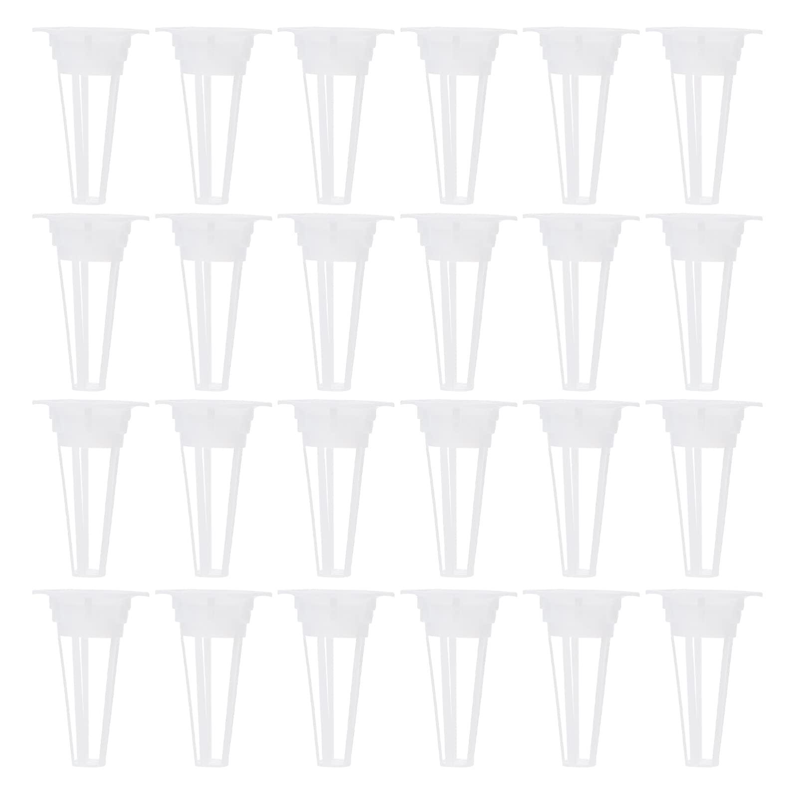 50pcs Hydroponic Plant Baskets - Plastic Soilless Planting Cups for Seed Germination & Plant Growth | Garden Accessories for Indoor/Outdoor Hydroponics, Herb Gardens & Vegetable Cultivation