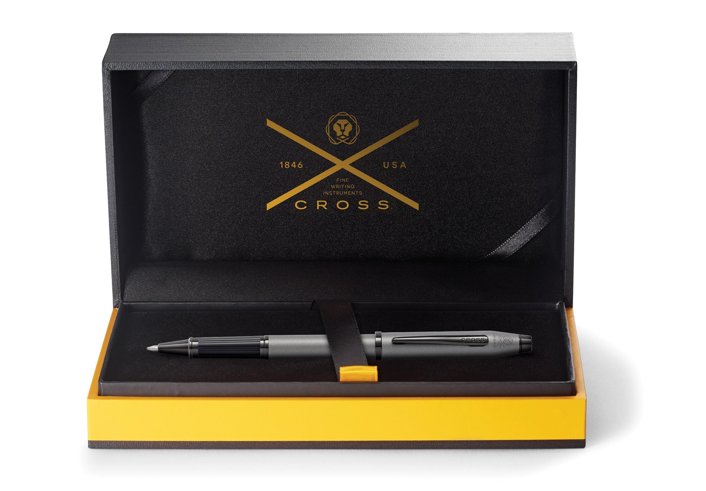 Cross Century II Refillable Gel Ink Rollerball Pen - Medium Point, Luxury Gift Box Included (Gunmetal Gray) | Premium Writing for Business, Gifting & Everyday Use