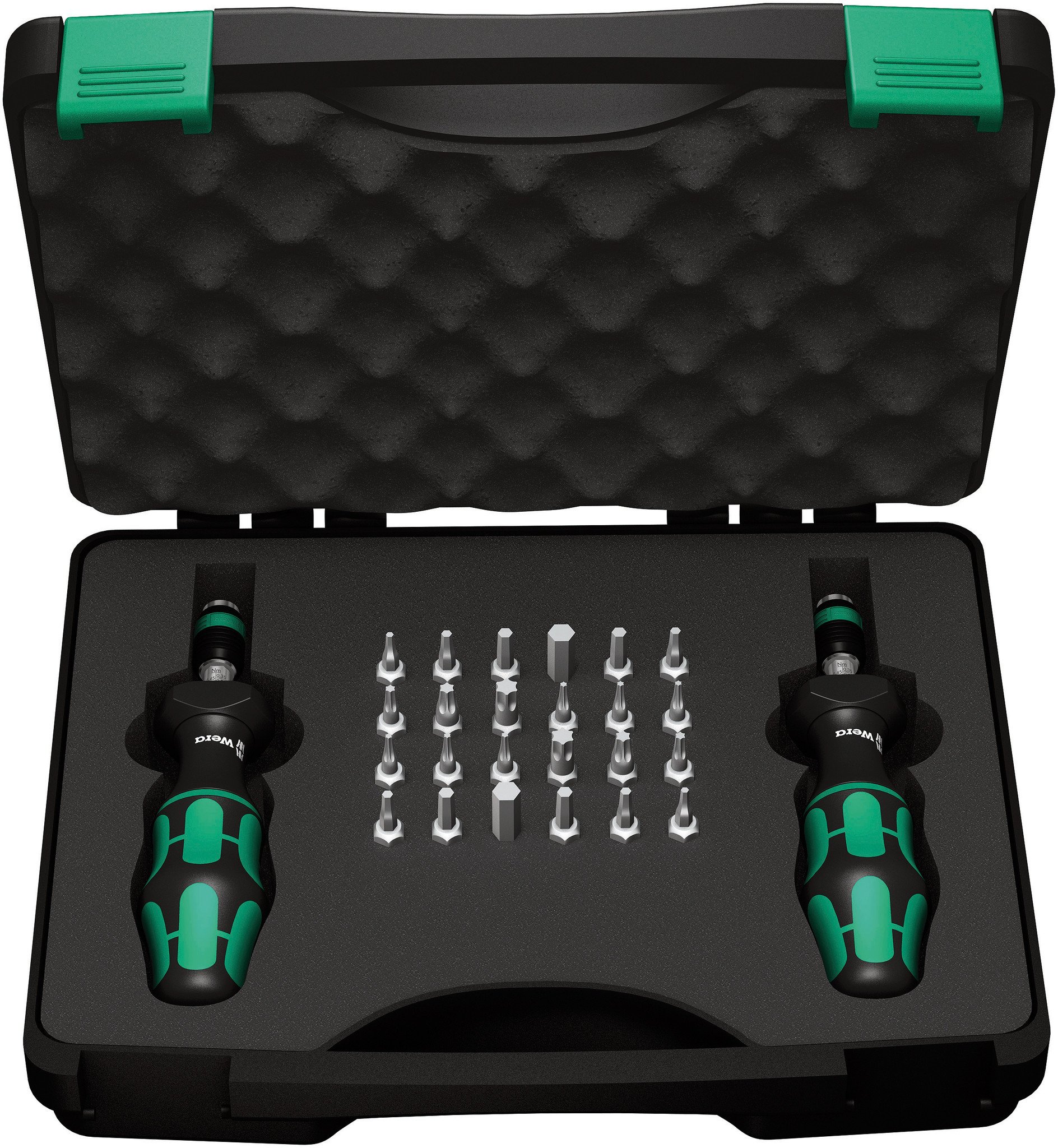 Wera Kraftform 7440/41 Torque Screwdriver Set - 26-Piece with 0.3-3.0 Nm Adjustable Torque & Bits - Professional Precision Screwdriver Kit for Electronics, Automotive & DIY Projects
