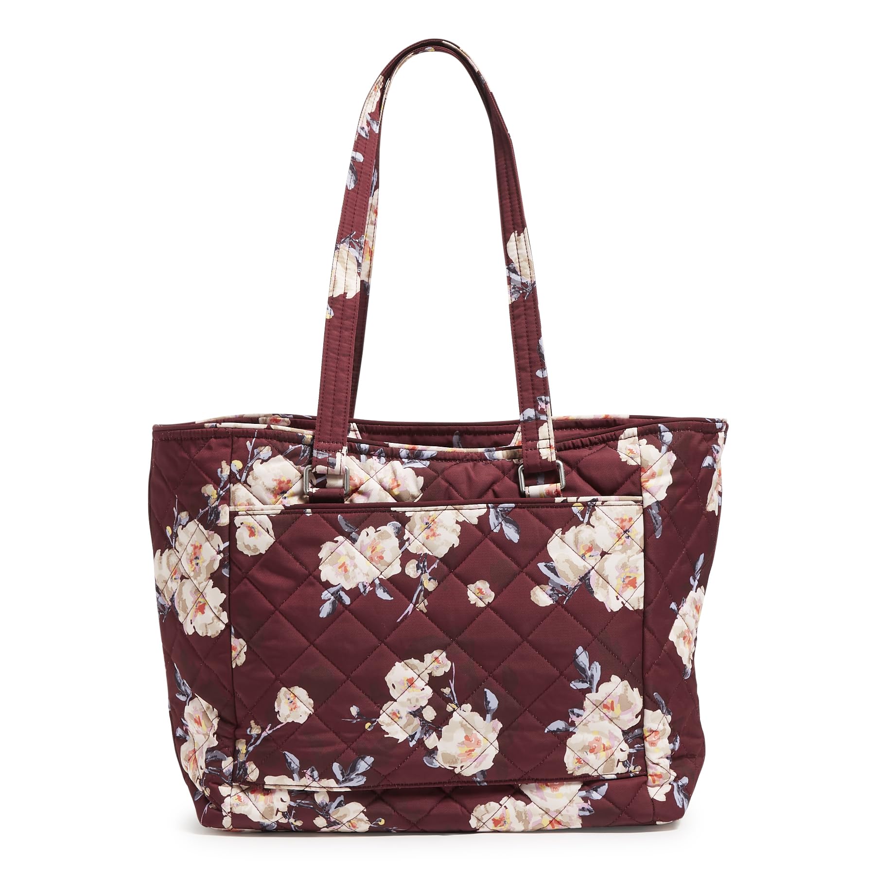 Vera Bradley Women's Performance Twill Work Tote Bag - Stylish & Durable Laptop Bag for Office, Travel & Business | Professional Work Tote with Multiple Pockets | Perfect for Commuters & Working Women